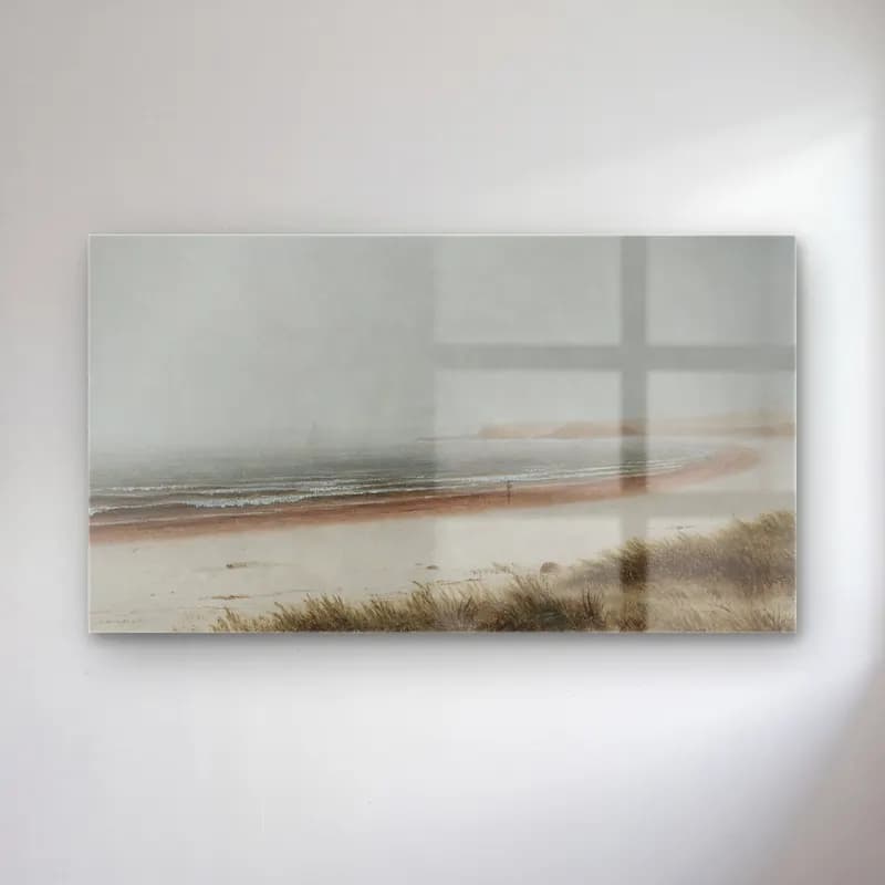 Vintage Sakin Deniz Ufku cam tablo — Vintage Sakin Deniz Ufku — vintage sakin deniz ufku