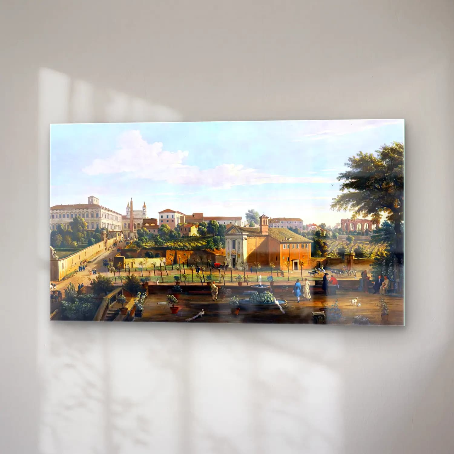 Caspar Andriaans van Wittel – View of Rome cam tablo — sağ açıdan görünüm