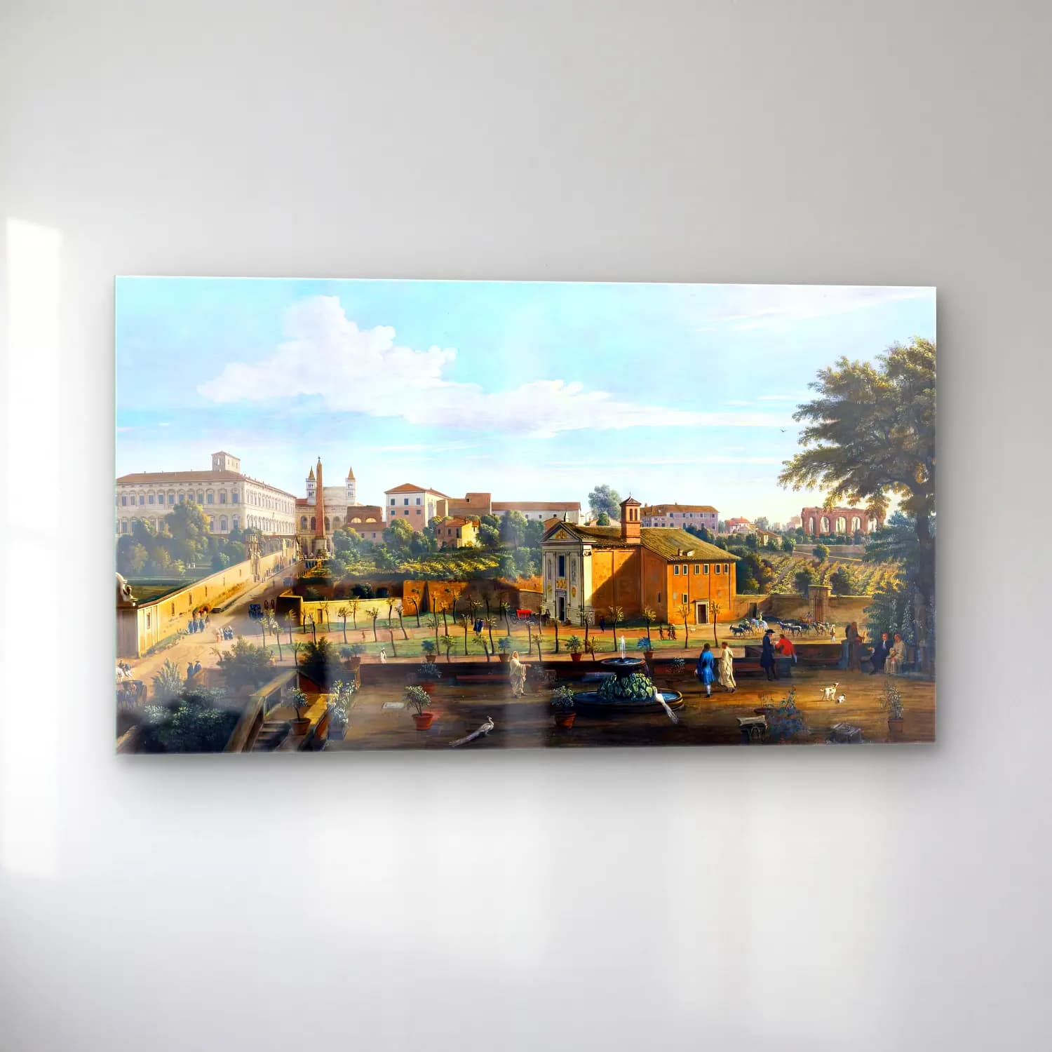 Caspar Andriaans van Wittel – View of Rome cam tablo — sol açıdan görünüm