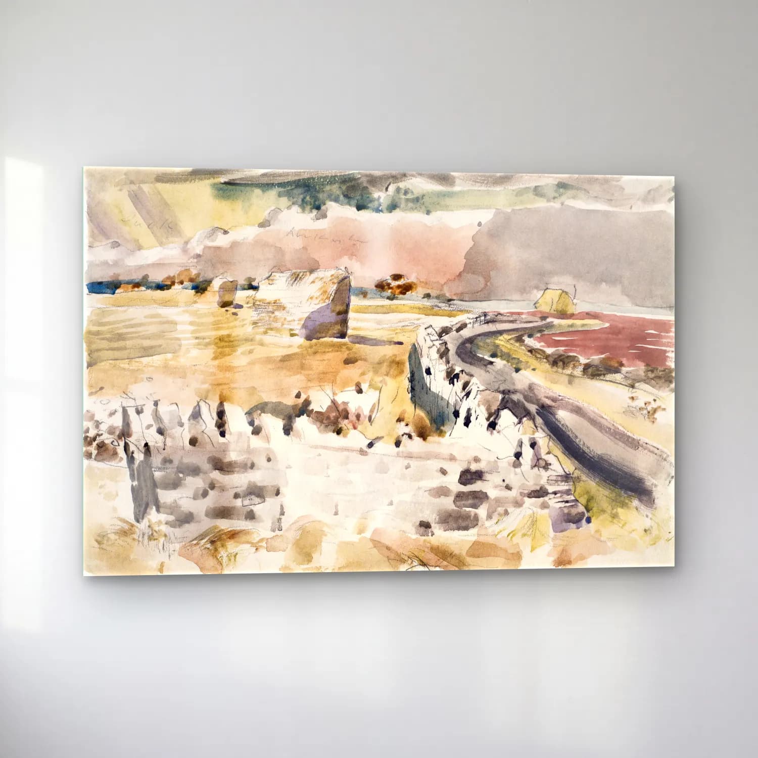 Paul Nash – Oxfordshire Landscape cam tablo — sol açıdan görünüm