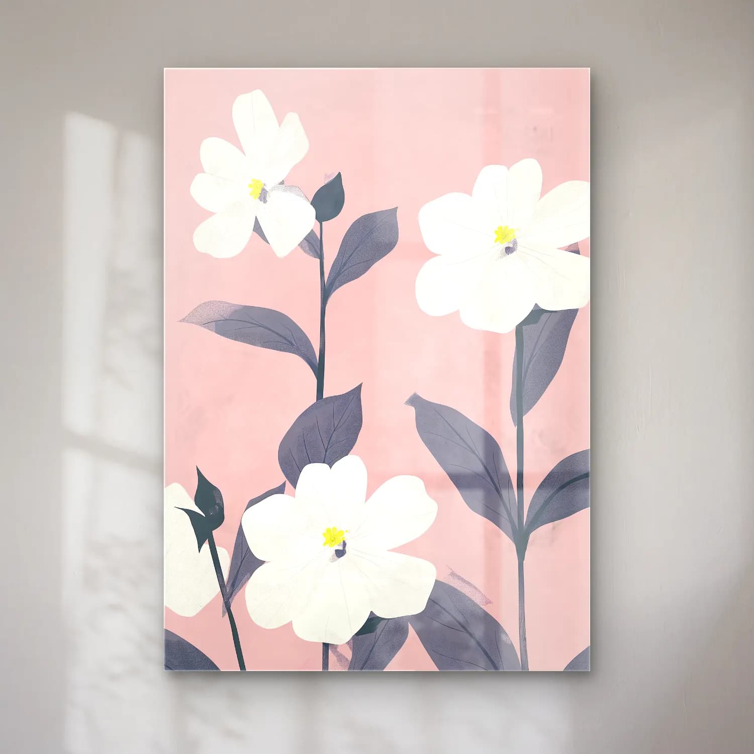 Pastel Manolya – Pembe Tonlar cam tablo — Pastel Manolya – Pembe Tonlar — pastel manolya