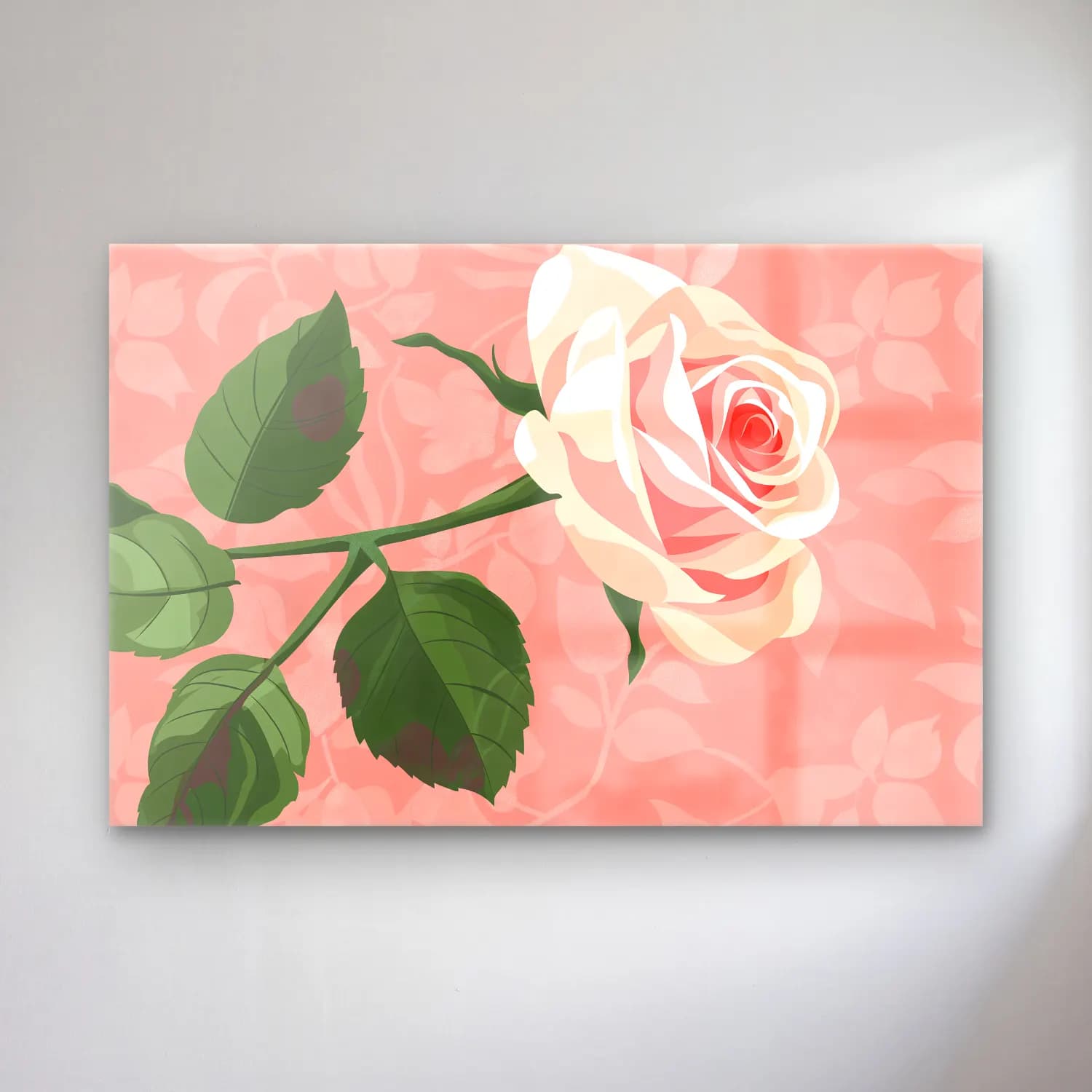 Pastel Güller No. 4 cam tablo — Pastel Güller No. 4 — pastel güller