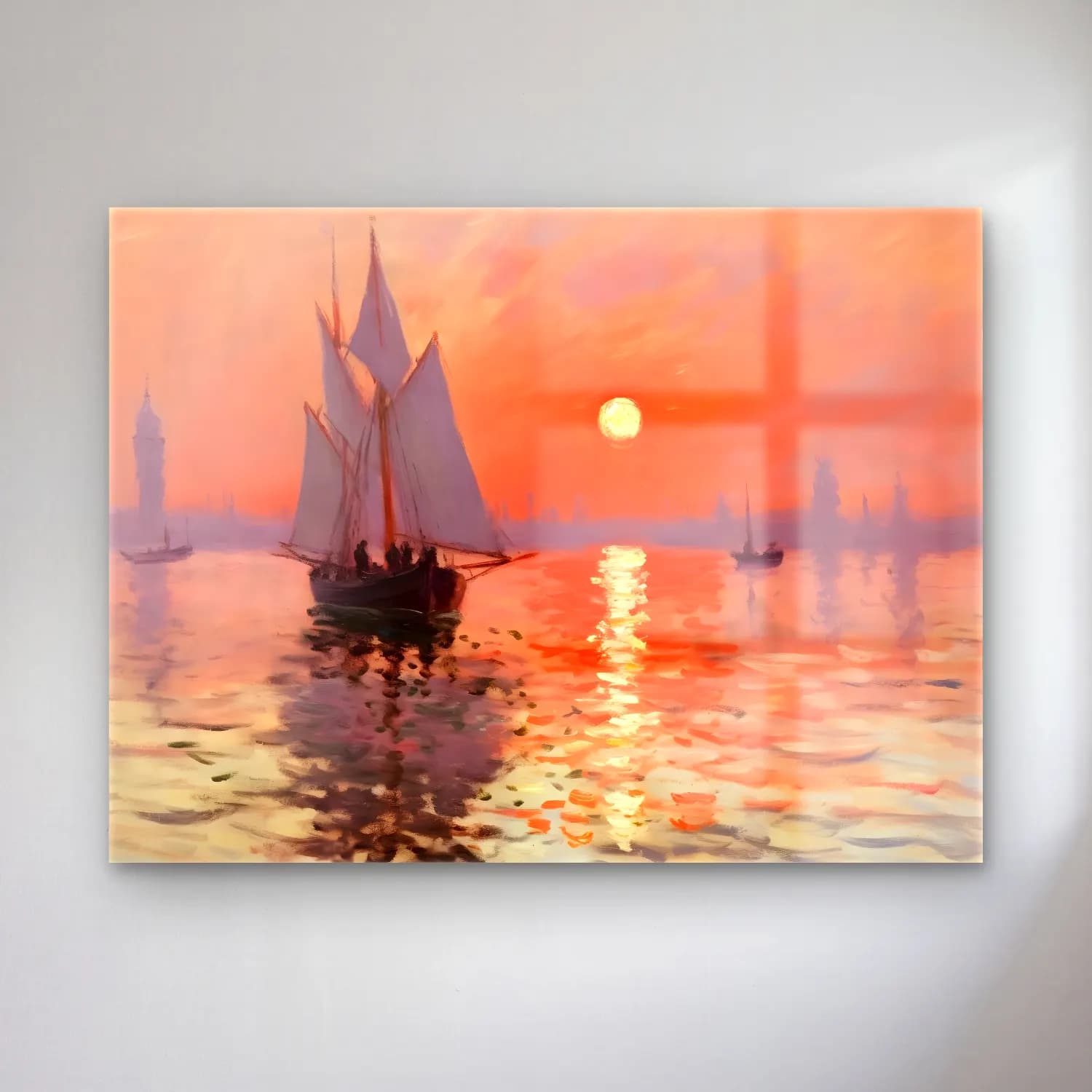 Empresyonist Yelkenliler No. 2 cam tablo — Empresyonist Yelkenliler No. 2 — empresyonist yelkenliler