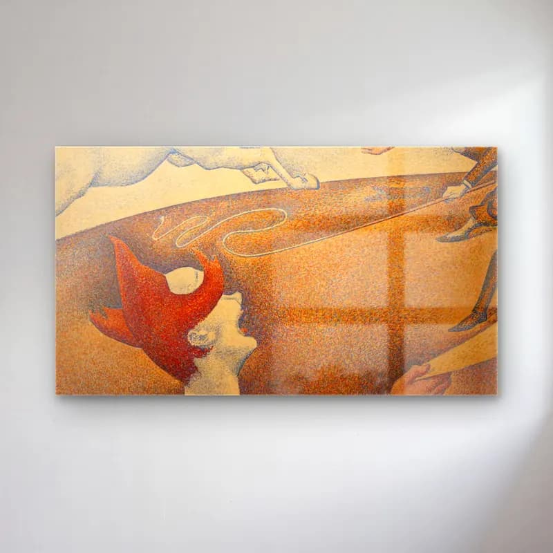 George Seurat – Circus cam tablo — George Seurat – Circus — vintage poster mitolojik sahne