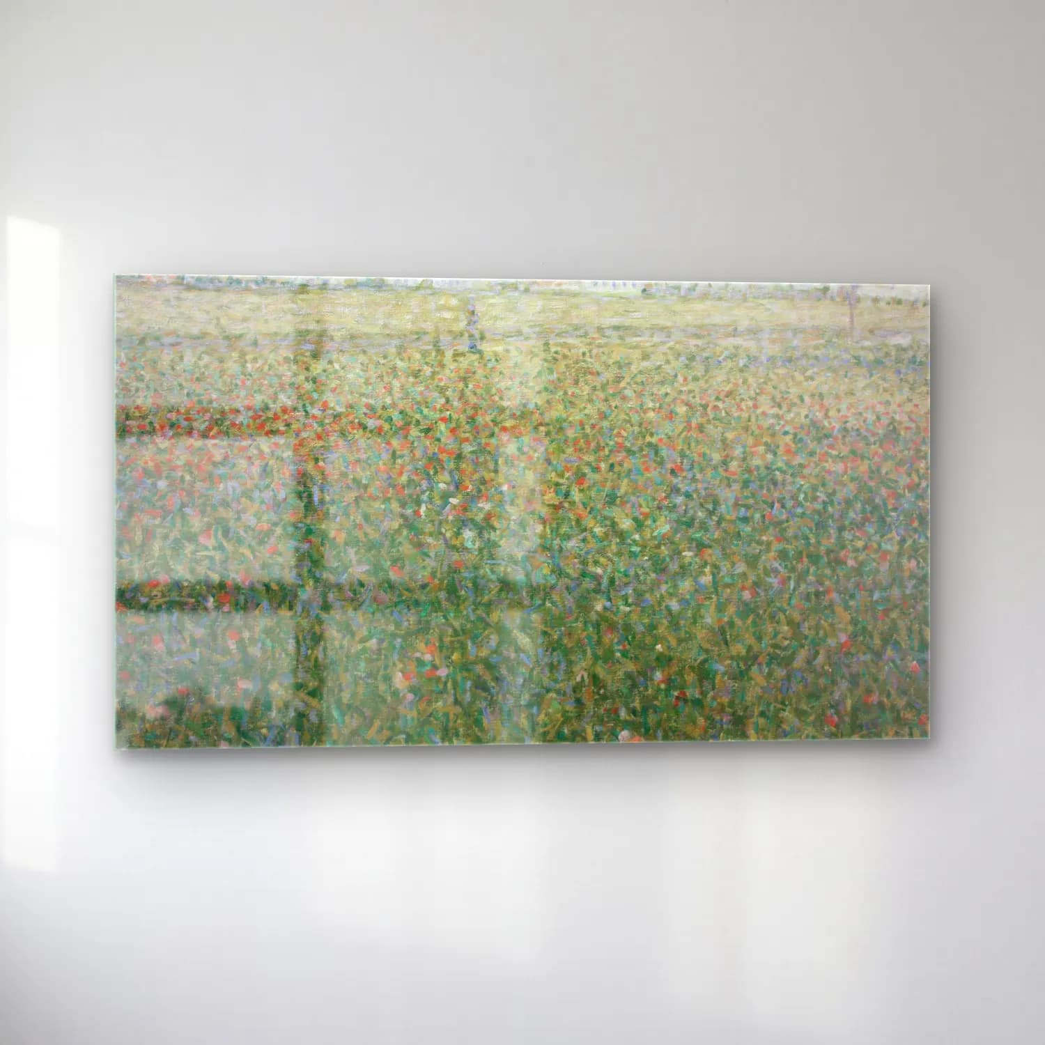 George Seurat – La Luzerne, Saint-Denis cam tablo — sol açıdan görünüm