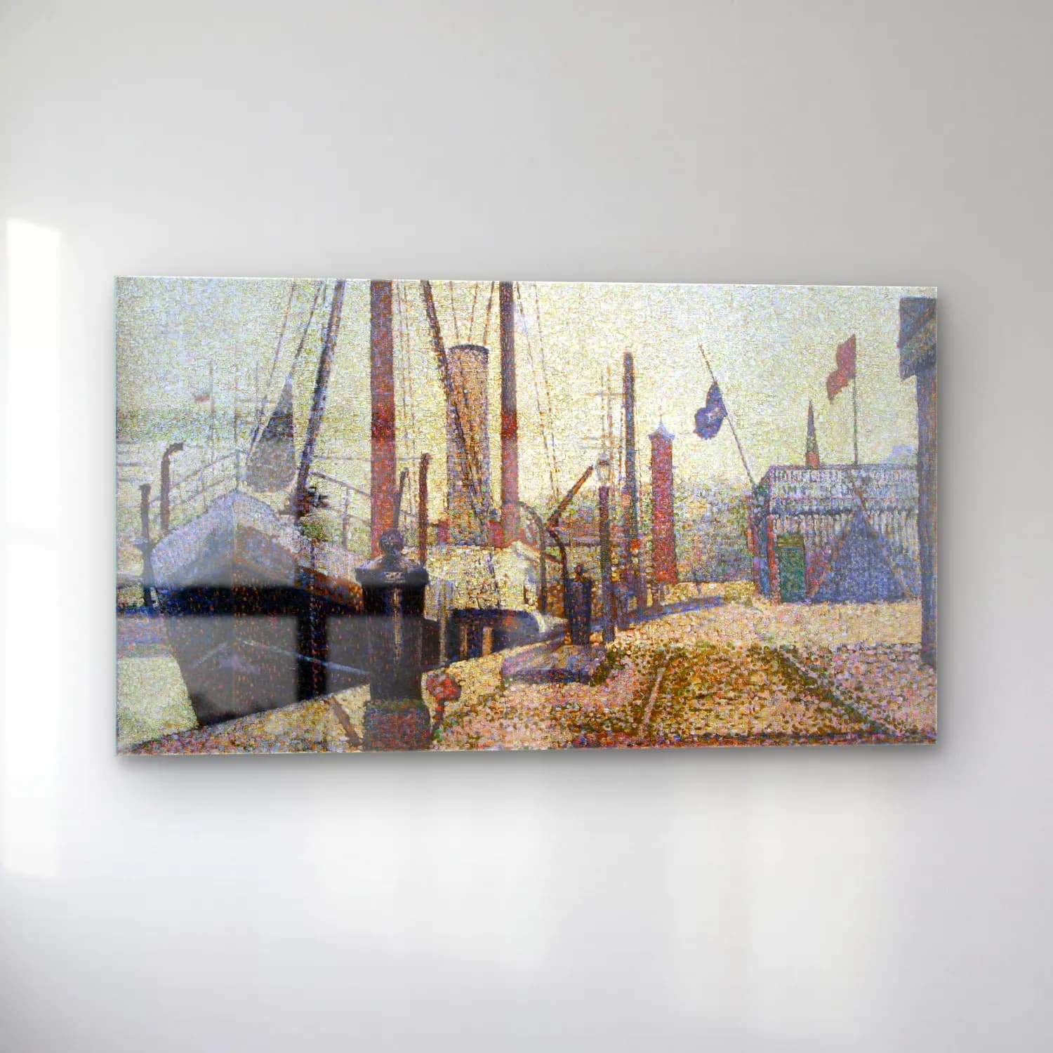 George Seurat – La Maria cam tablo — sol açıdan görünüm