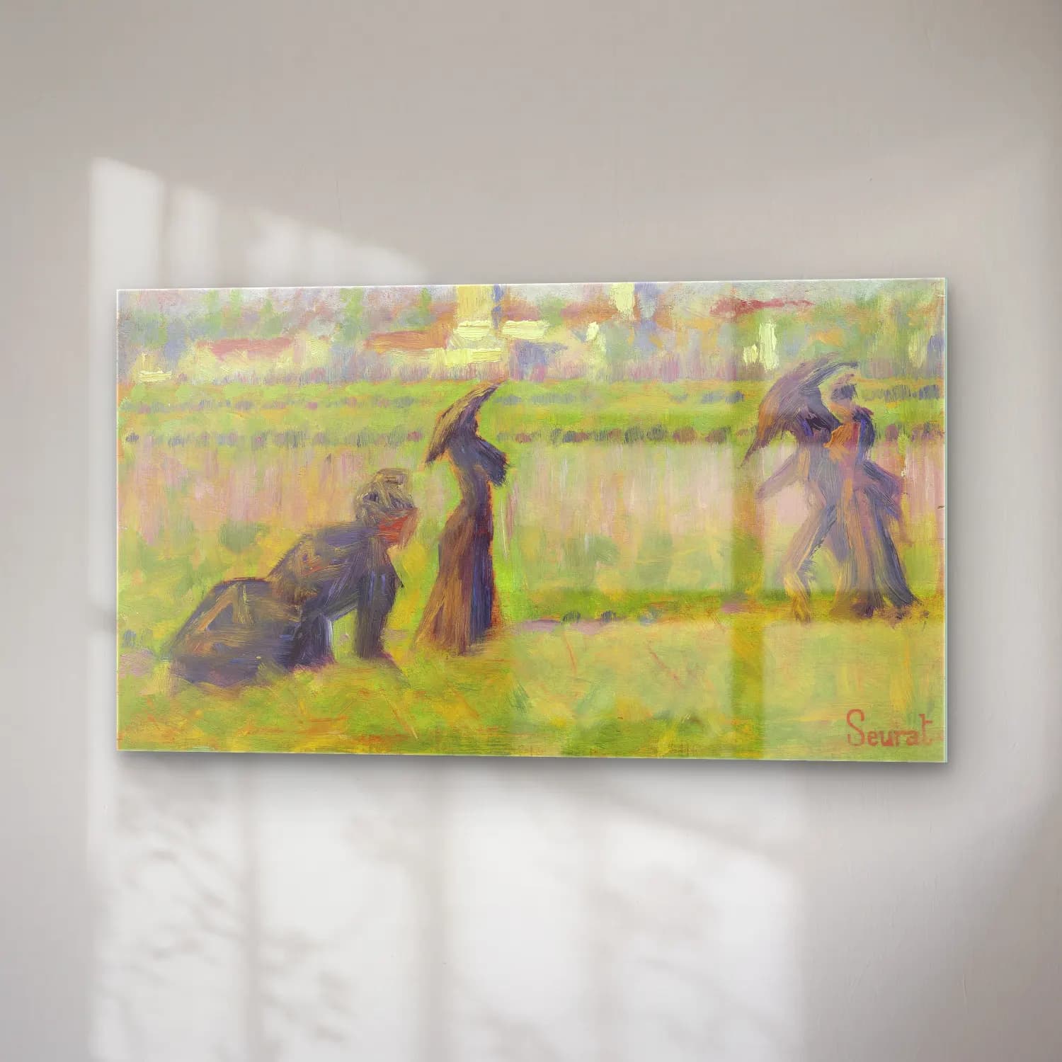 George Seurat – Seurat Figures In Landscape cam tablo — sağ açıdan görünüm