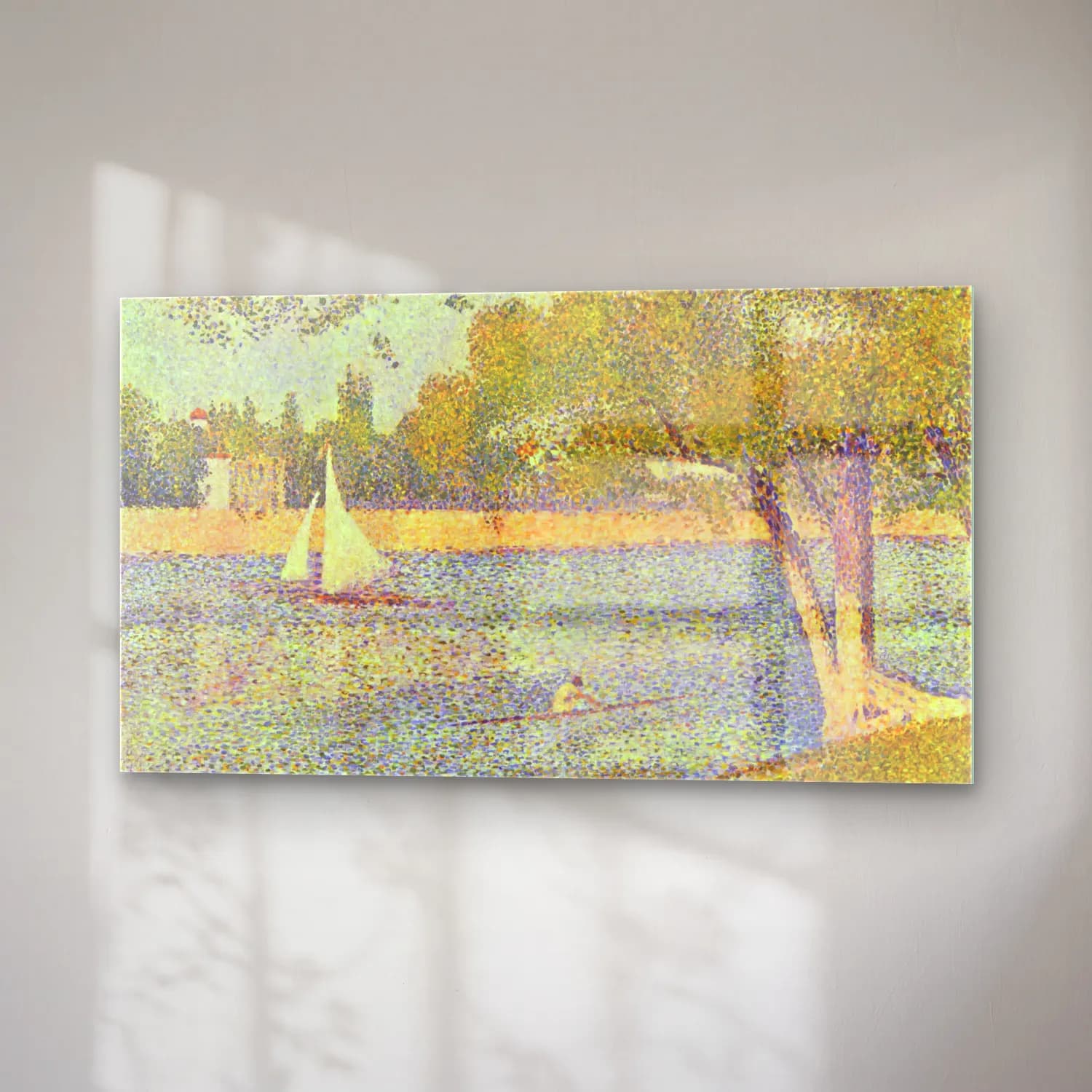 George Seurat – The river Seine at La Grande cam tablo — sağ açıdan görünüm