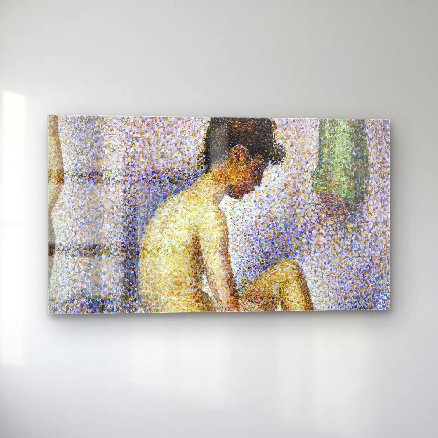Georges Seurat – Models (detail) cam tablo — sol açıdan görünüm