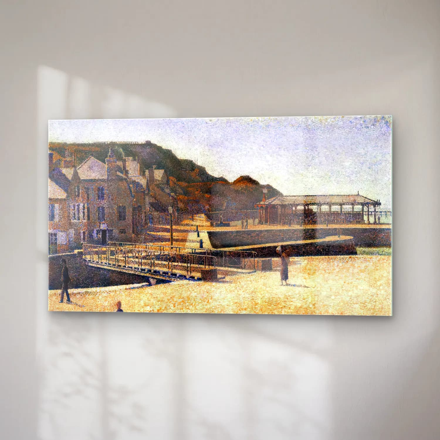 Georges Seurat – Port-en-Bessin cam tablo — sağ açıdan görünüm