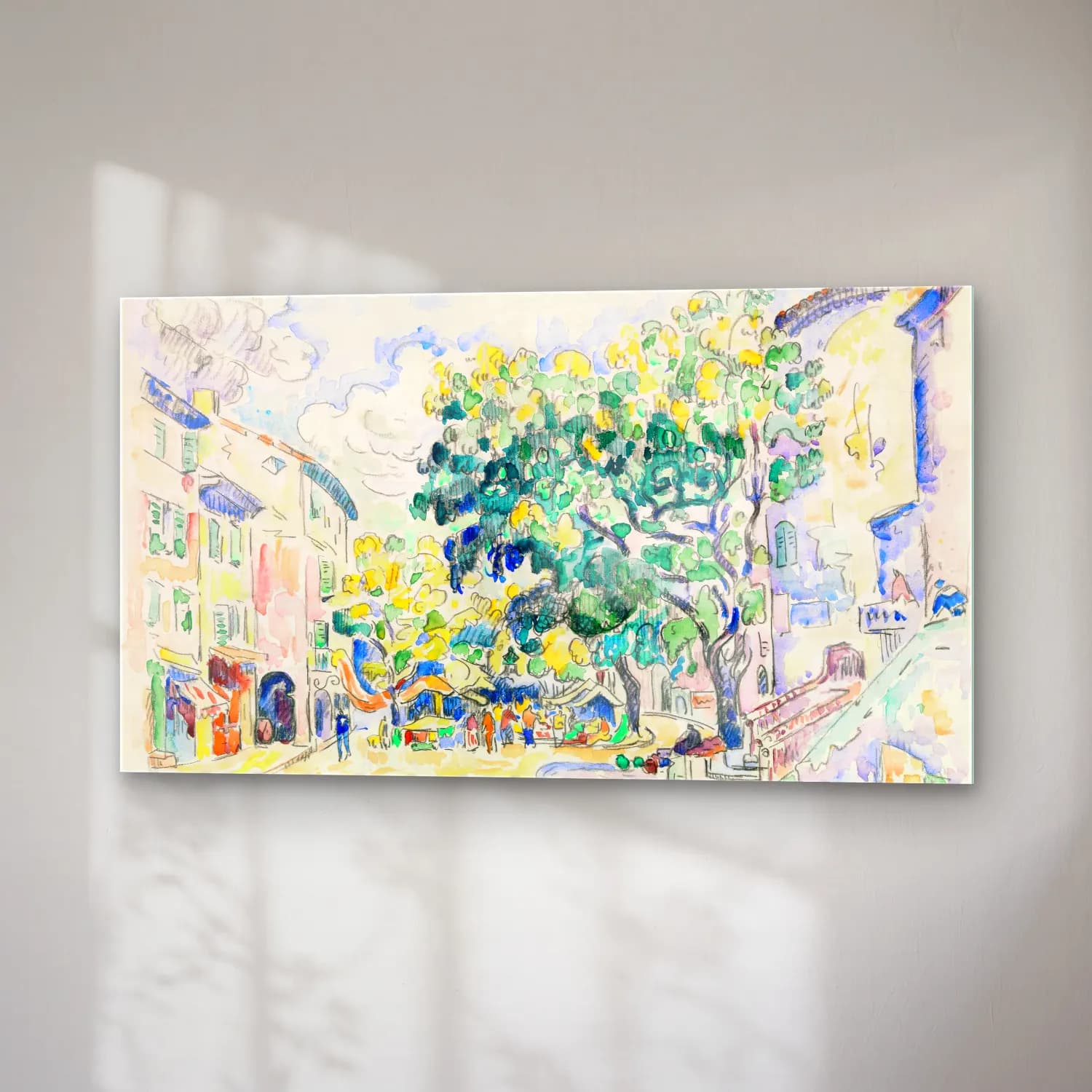 Paul Signac – Antibes cam tablo — sağ açıdan görünüm