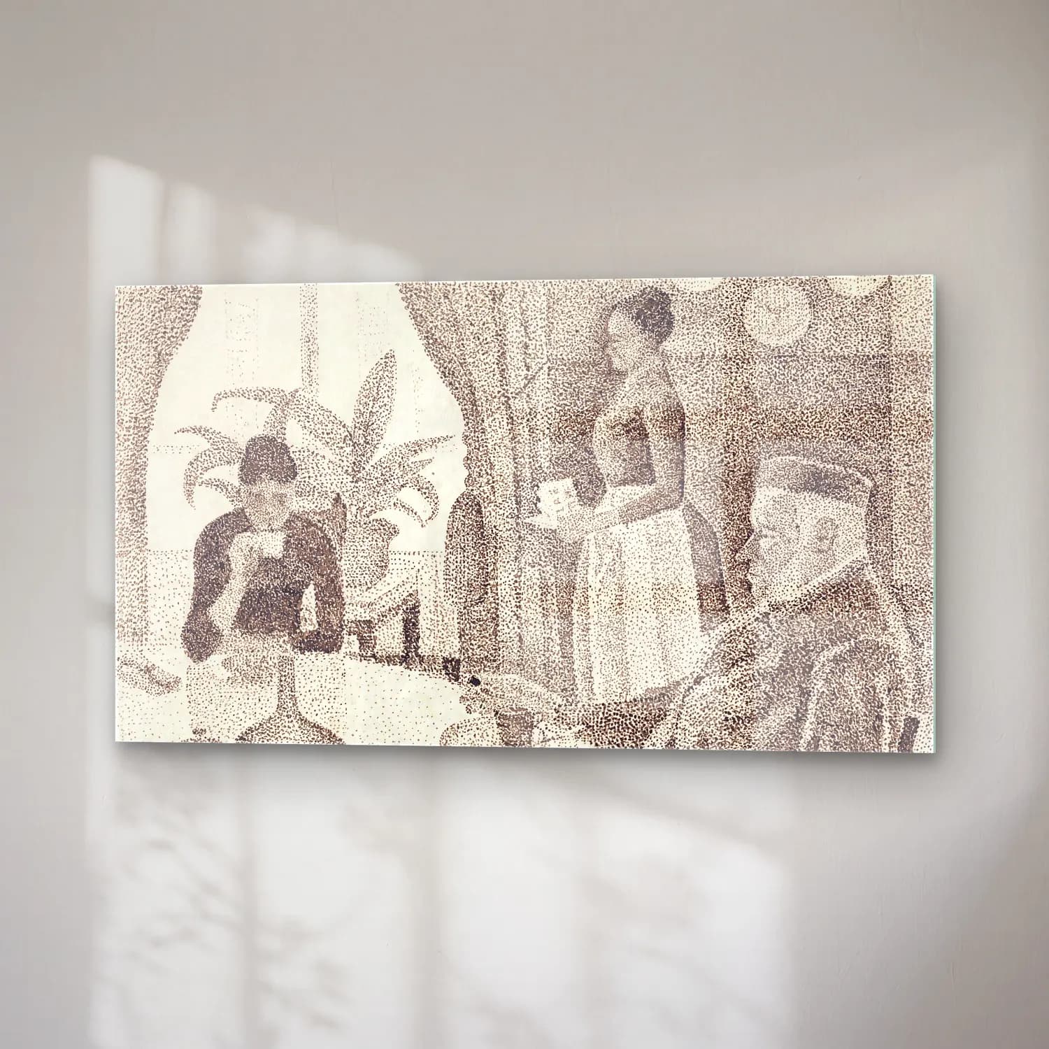 Paul Signac – Breakfast cam tablo — sağ açıdan görünüm