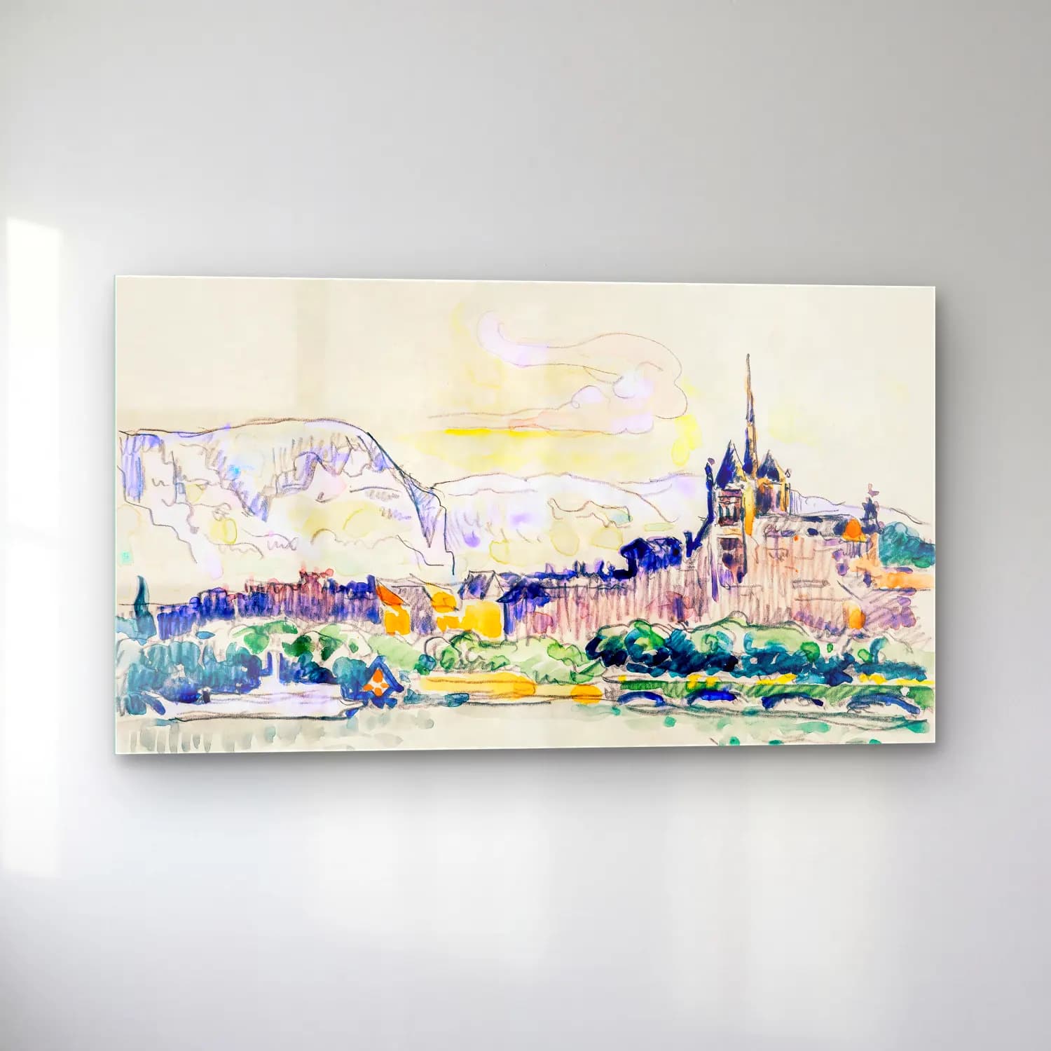 Paul Signac – Genève cam tablo — sol açıdan görünüm