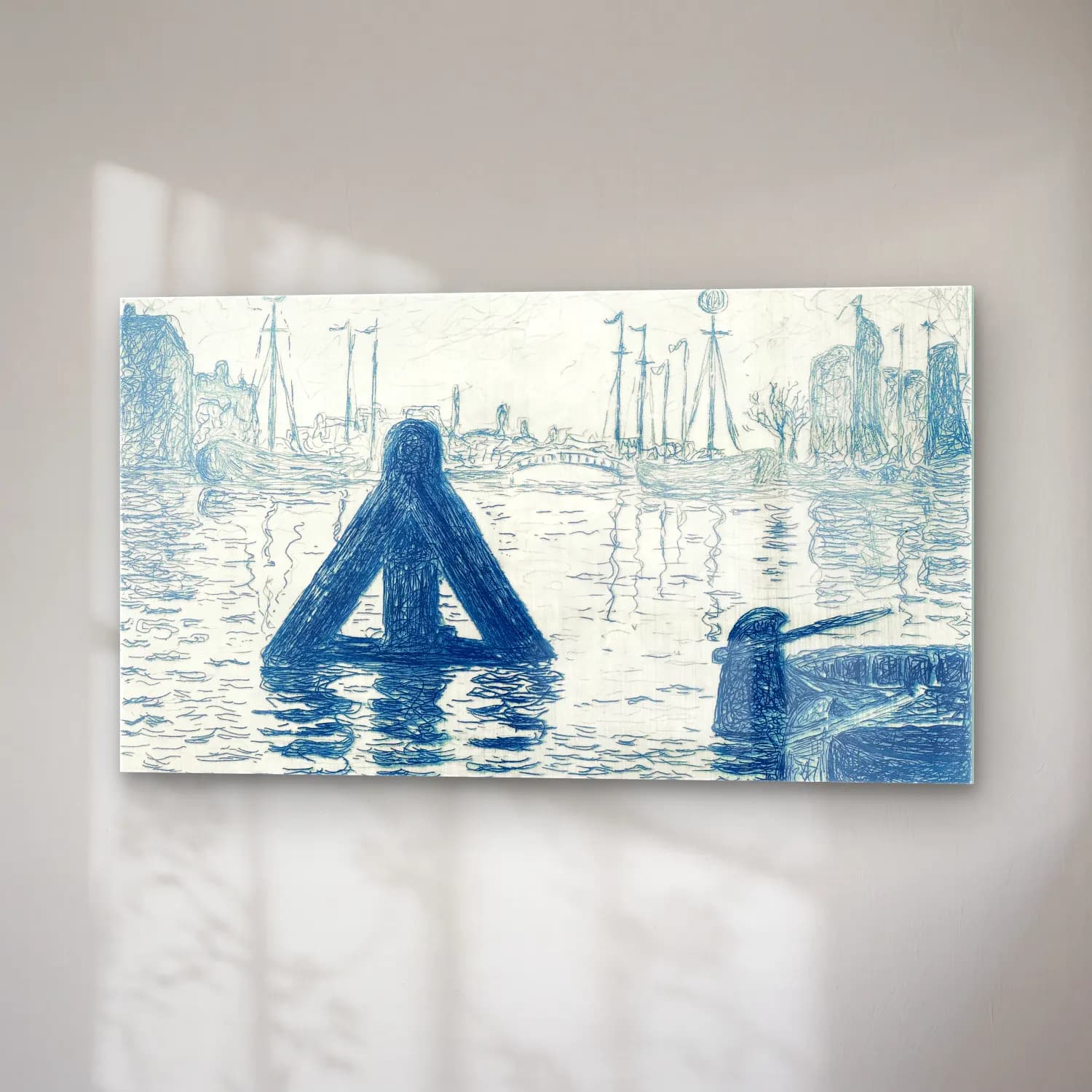 Paul Signac – Harbor in Holland cam tablo — sağ açıdan görünüm