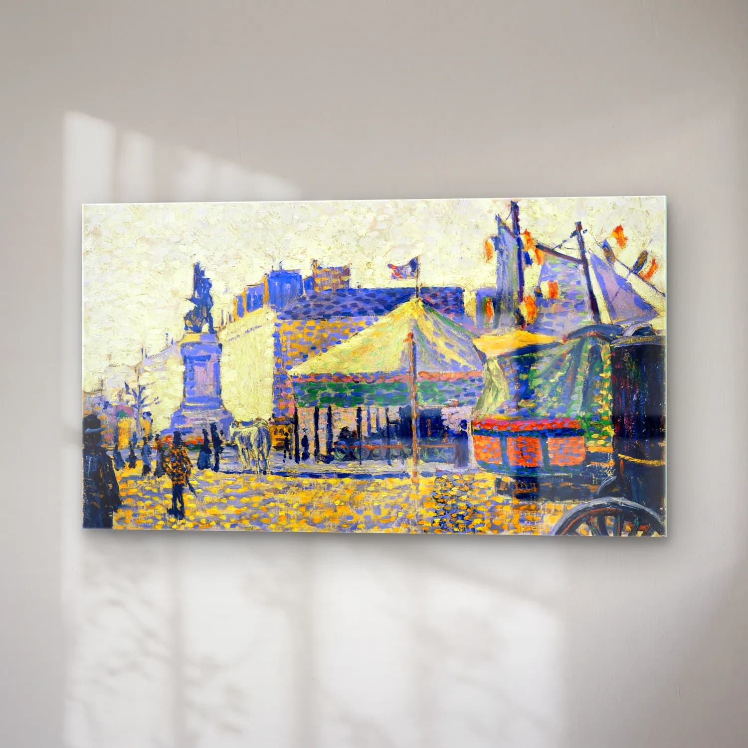 Paul Signac – Place De Clichy cam tablo — sağ açıdan görünüm