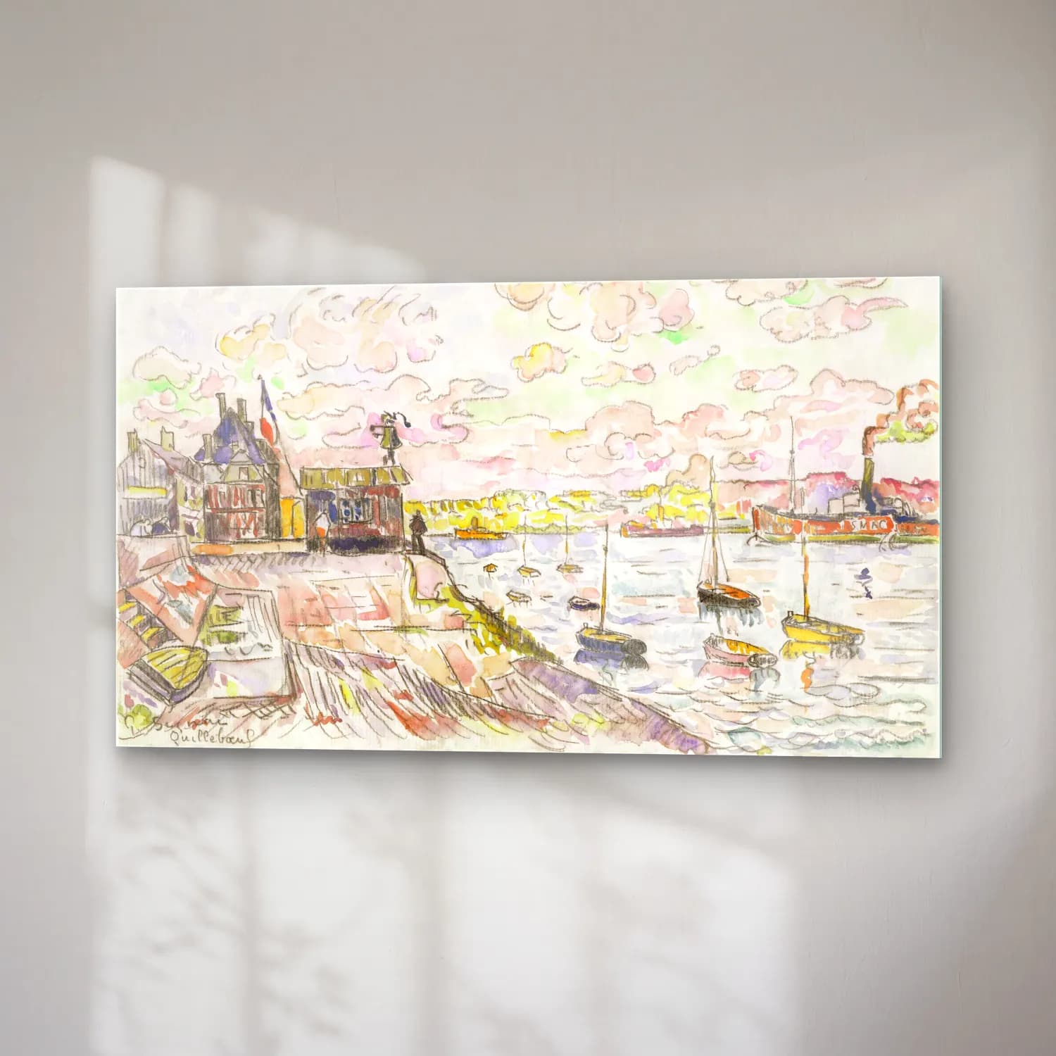 Paul Signac – Quilleboeuf cam tablo — sağ açıdan görünüm