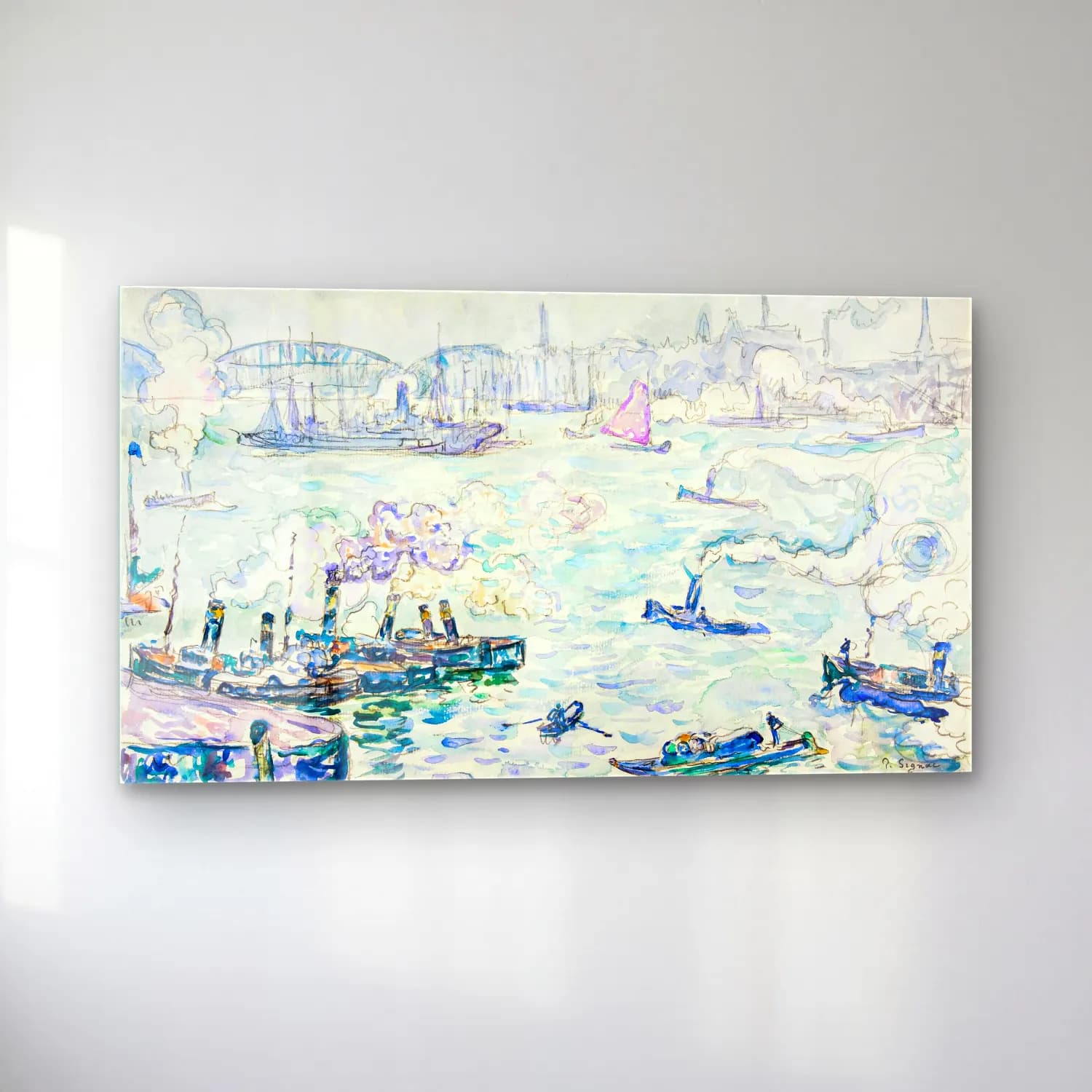 Paul Signac – Rotterdam cam tablo — sol açıdan görünüm