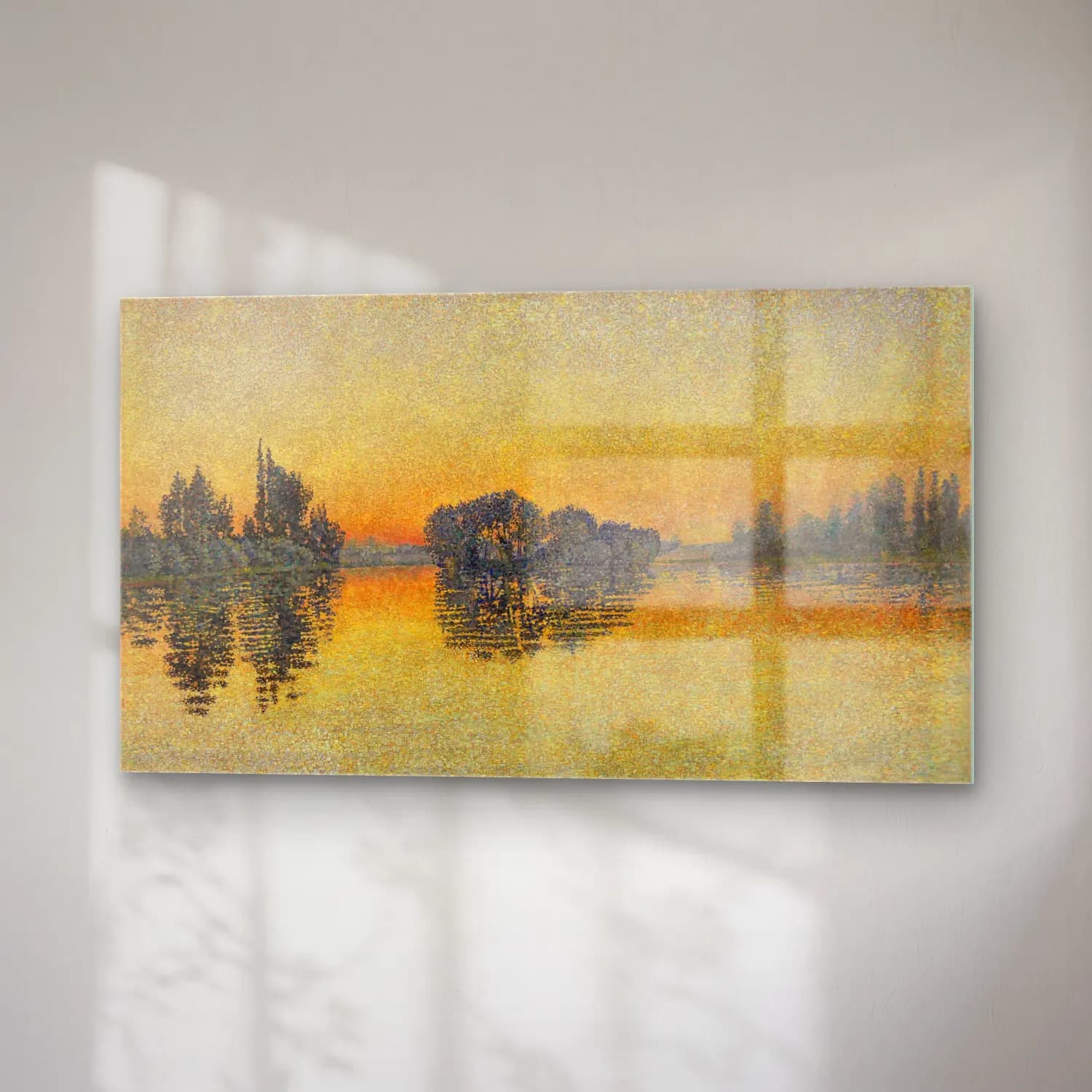 Paul Signac – Sunset cam tablo — sağ açıdan görünüm