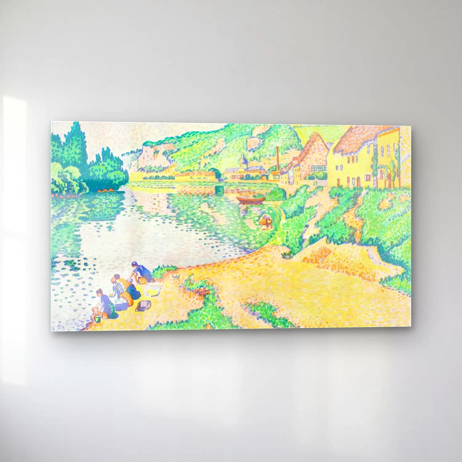 Paul Signac – The Andelys cam tablo — sol açıdan görünüm