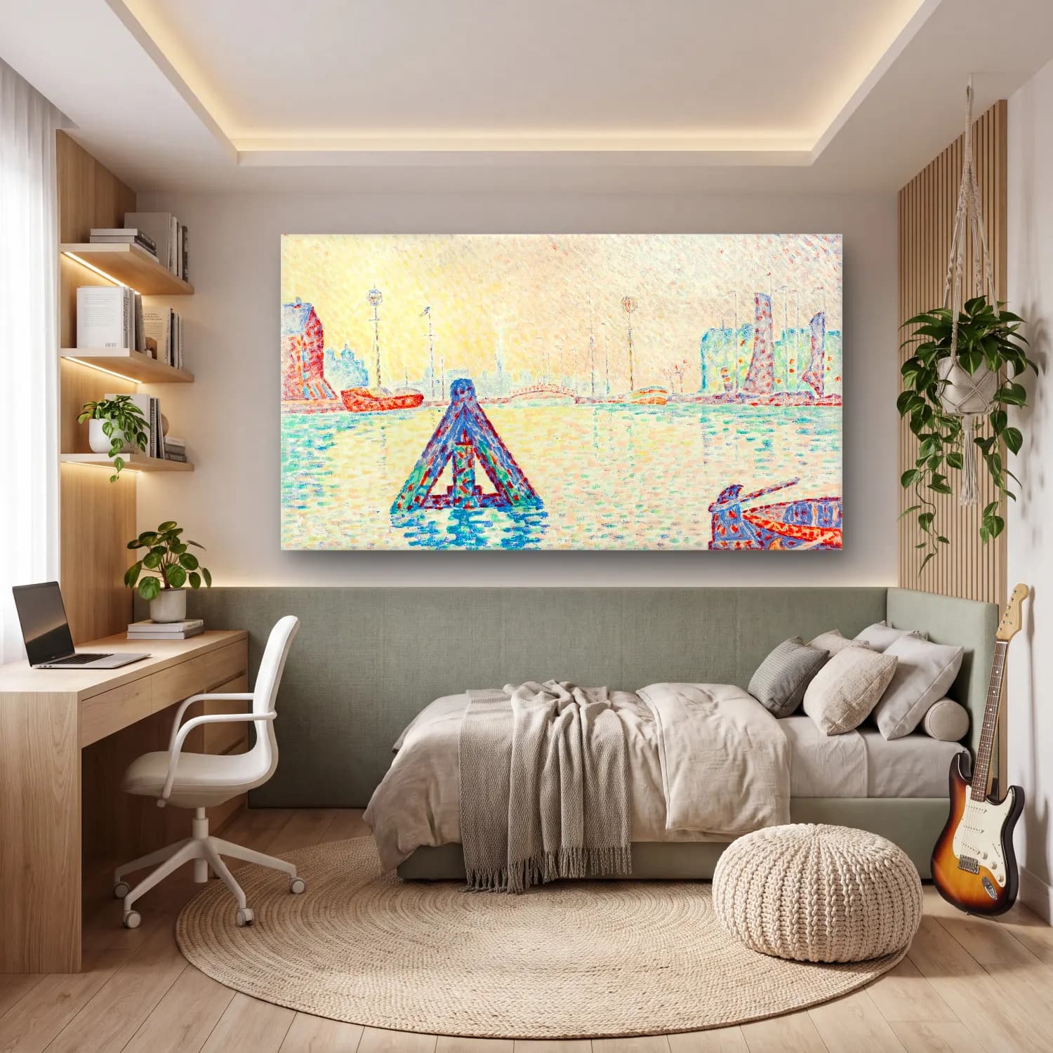 Paul Signac – The Buoy cam tablo — genç odasında