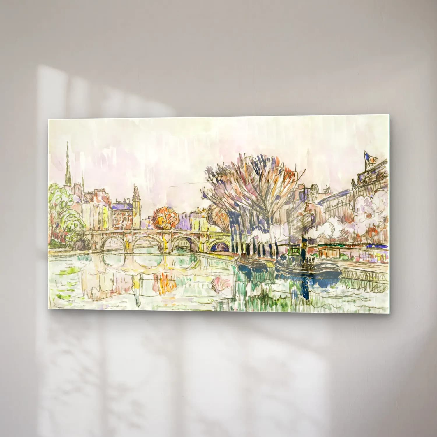 Paul Signac – The Pont Neuf cam tablo — sağ açıdan görünüm