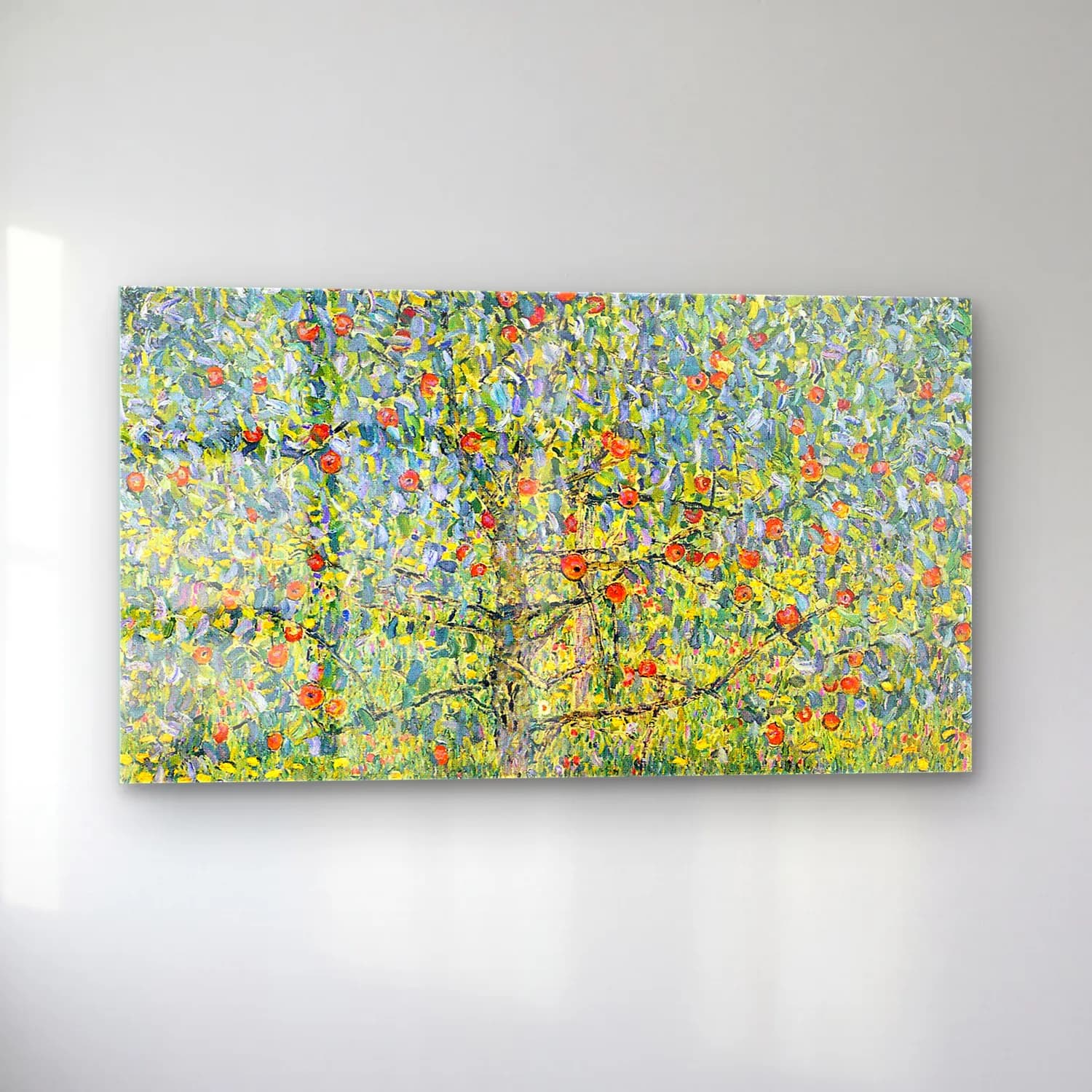 Gustav Klimt – Apple Tree cam tablo — sol açıdan görünüm