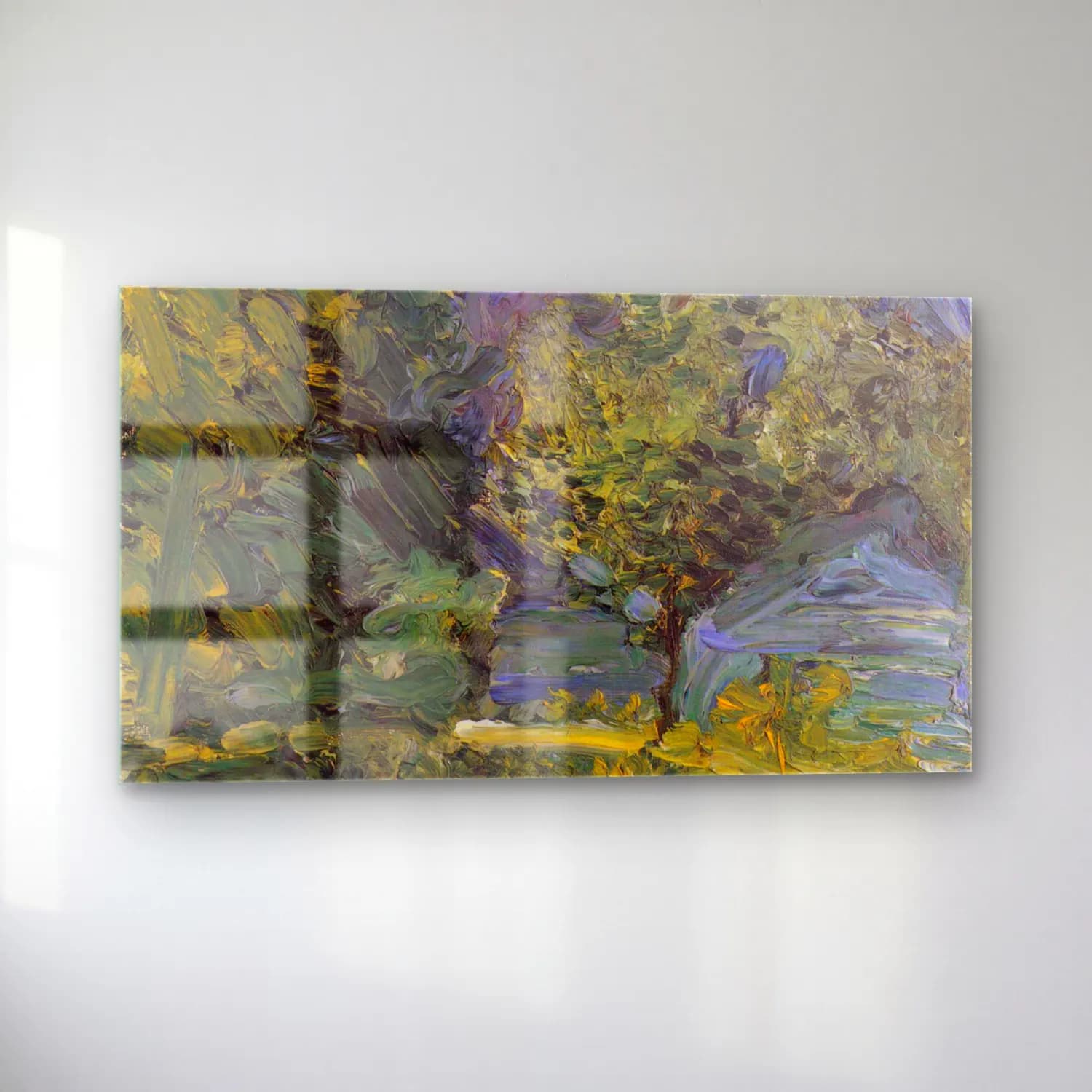 Gustav Klimt – Gmunden in the background cam tablo — sol açıdan görünüm