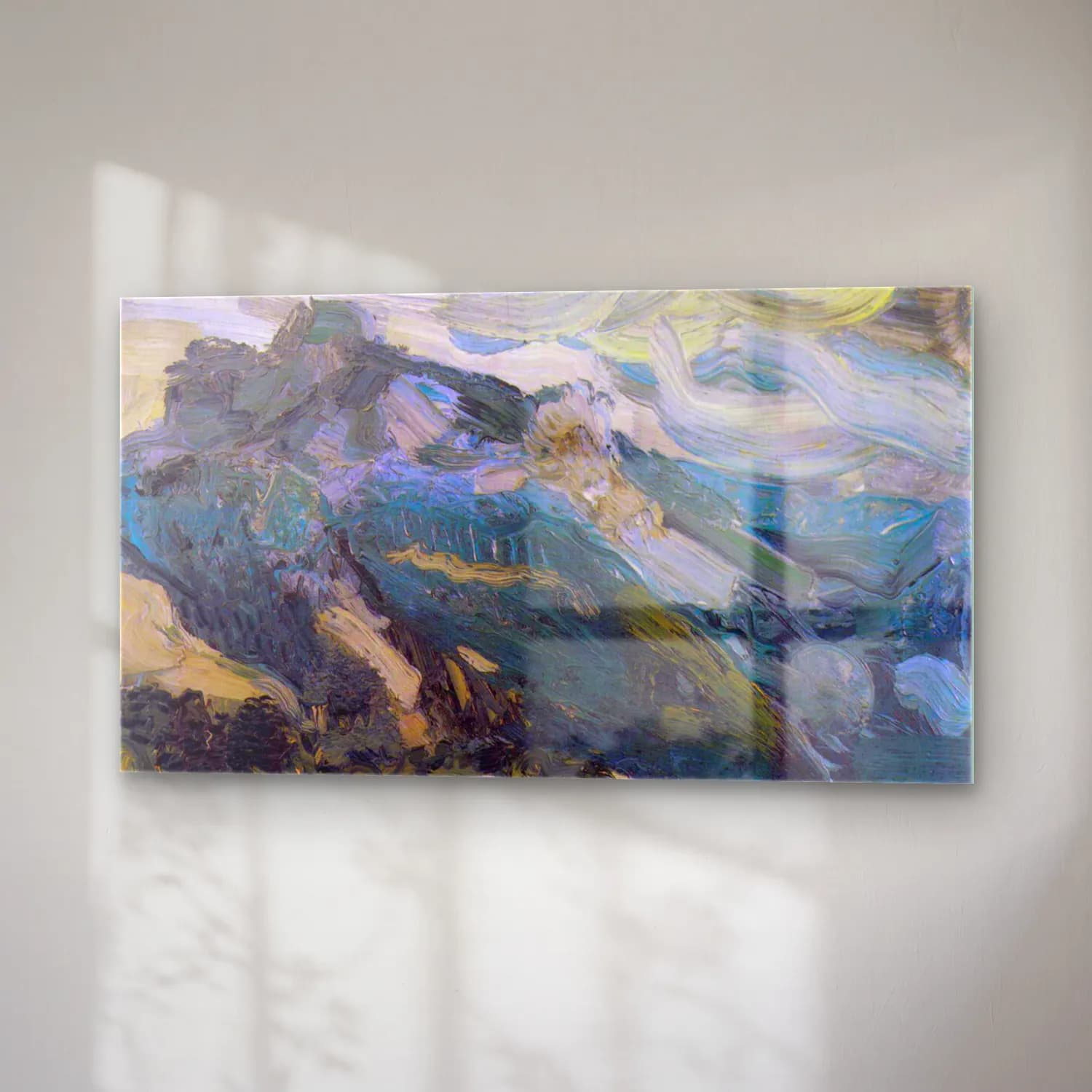 Gustav Klimt – Lake Traunsee with mountains cam tablo — sağ açıdan görünüm