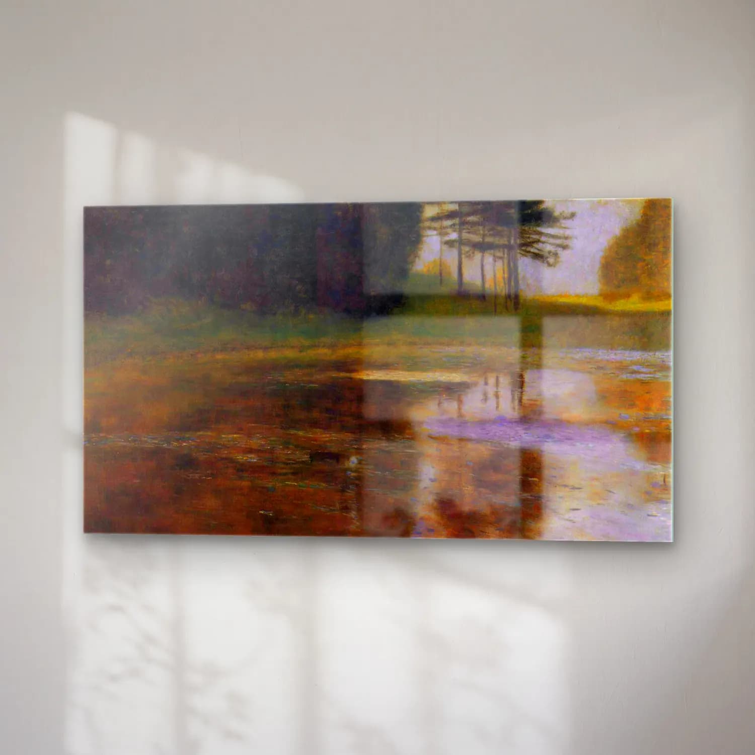 Gustav Klimt – Lake in front of the Castle cam tablo — sağ açıdan görünüm