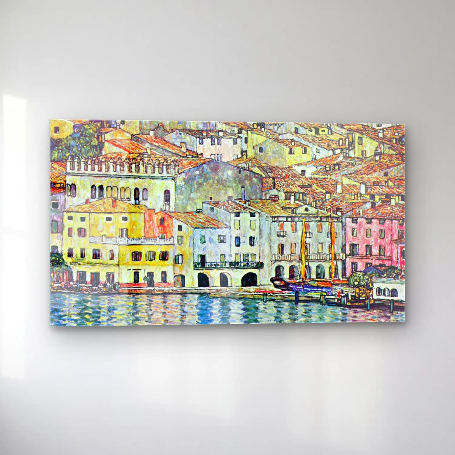 Gustav Klimt – Malcena at the Gardasee cam tablo — sol açıdan görünüm