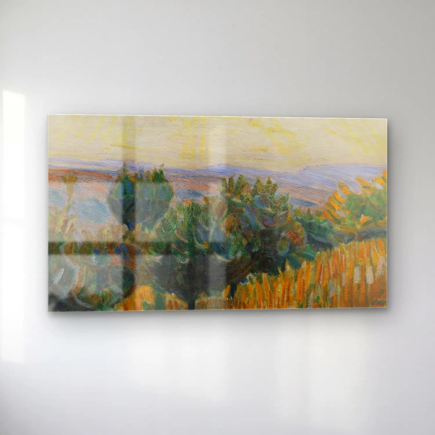 Niels Larsen Stevns – The vignette towards the light cam tablo — sol açıdan görünüm