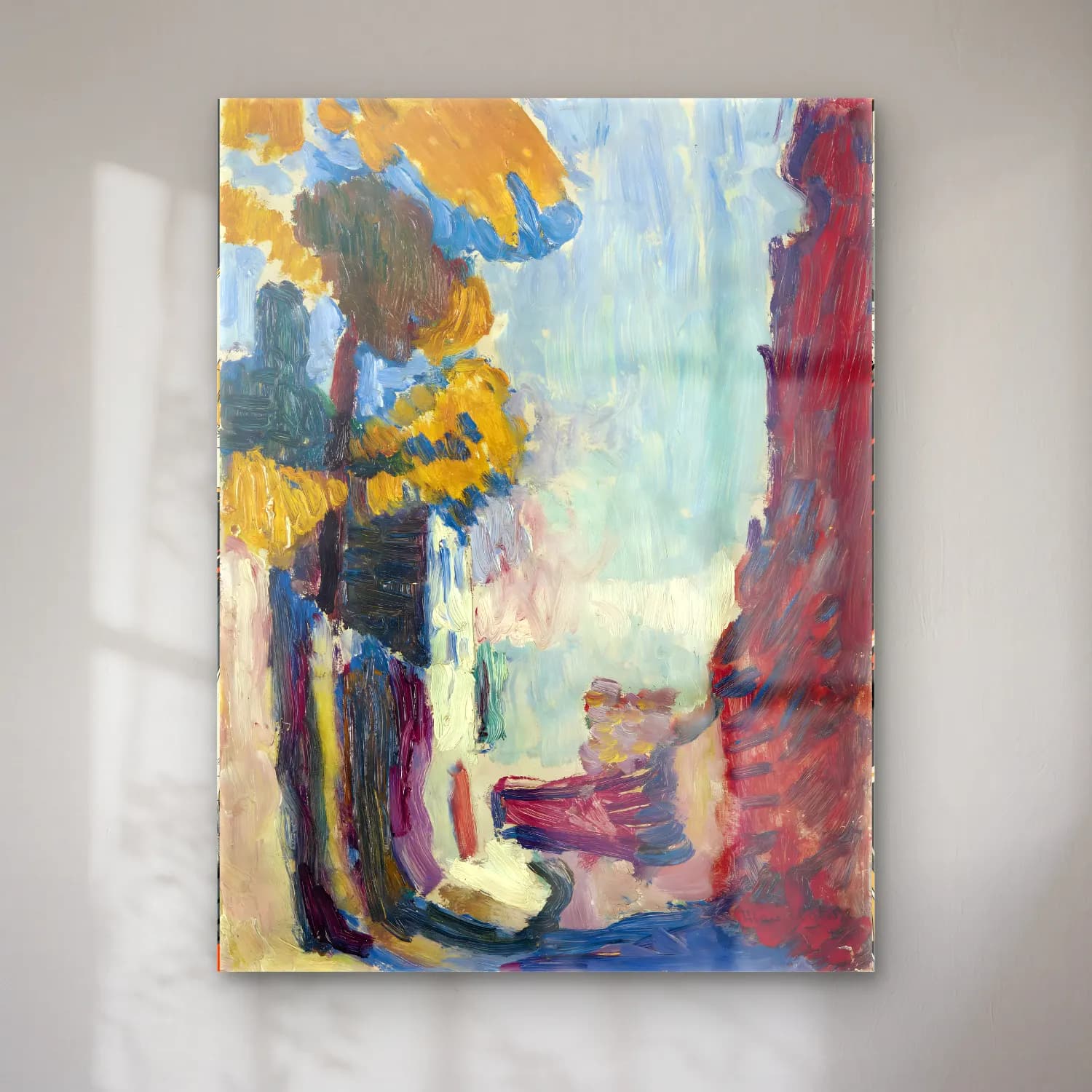 Henri Matisse – Arcueil (4x3) cam tablo — Henri Matisse – Arcueil (4x3) — empresyonist i̇talyan sahili