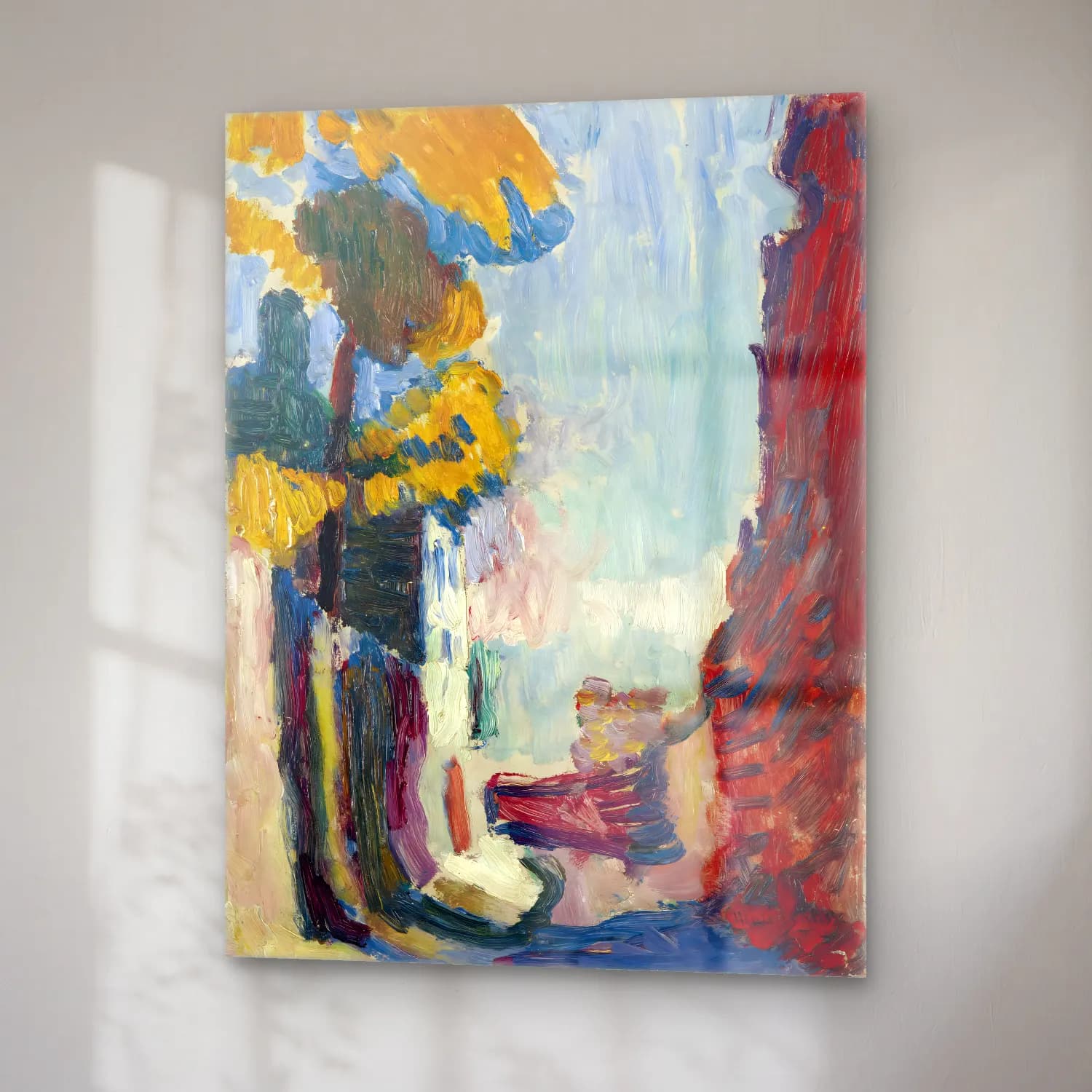 Henri Matisse – Arcueil (4x3) cam tablo — sağ açıdan görünüm