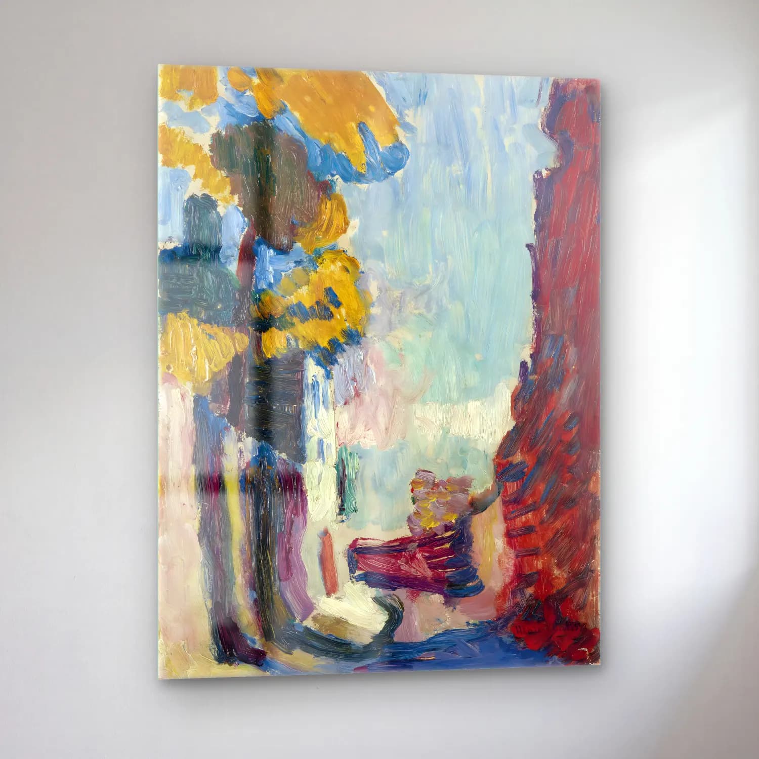 Henri Matisse – Arcueil (4x3) cam tablo — sol açıdan görünüm