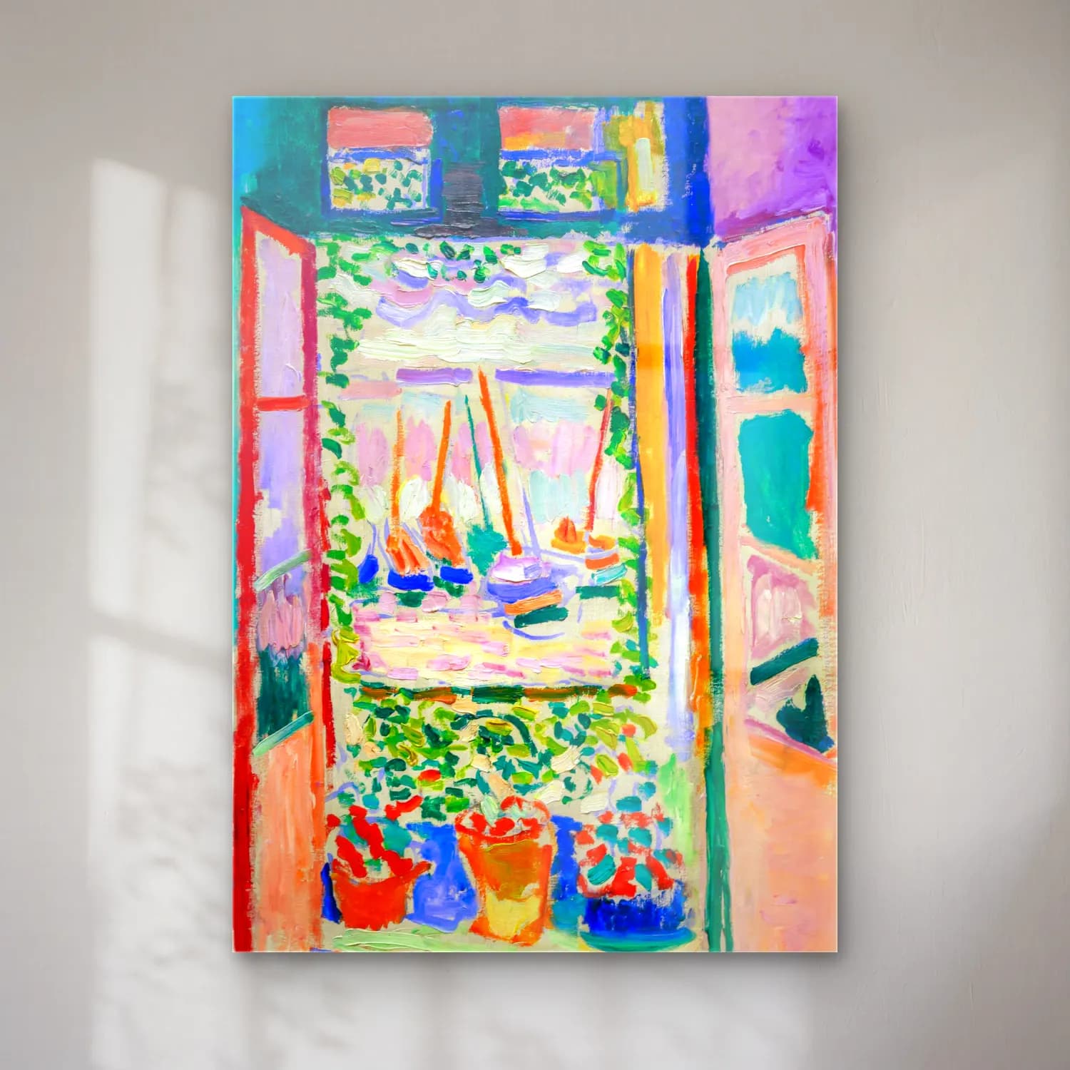 Empresyonist Yelkenliler No. 20 cam tablo — Empresyonist Yelkenliler No. 20 — empresyonist yelkenliler