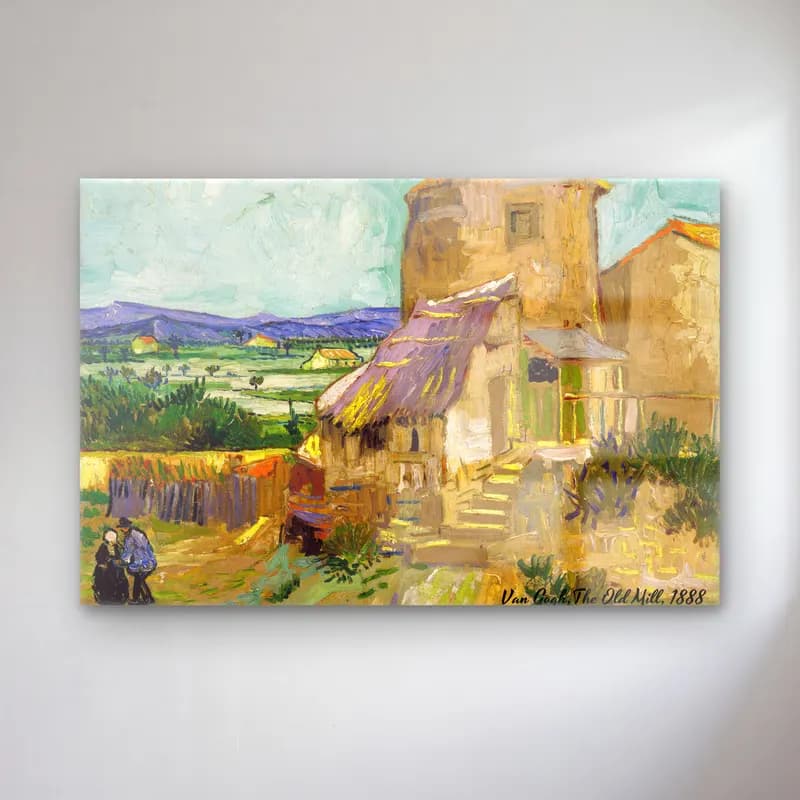 Empresyonist Kır Evi No. 24 cam tablo — Empresyonist Kır Evi No. 24 — empresyonist kır evi