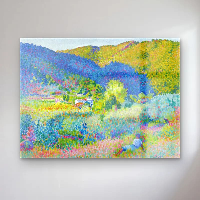 Empresyonist Renk Alanları No. 21 cam tablo — Empresyonist Renk Alanları No. 21 — empresyonist renk alanları