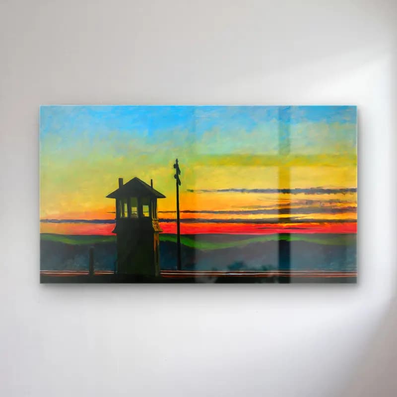 Yağlı Boya Renk Alanları – Pastel Tonlar cam tablo — Yağlı Boya Renk Alanları – Pastel Tonlar — yağlı boya renk alanları
