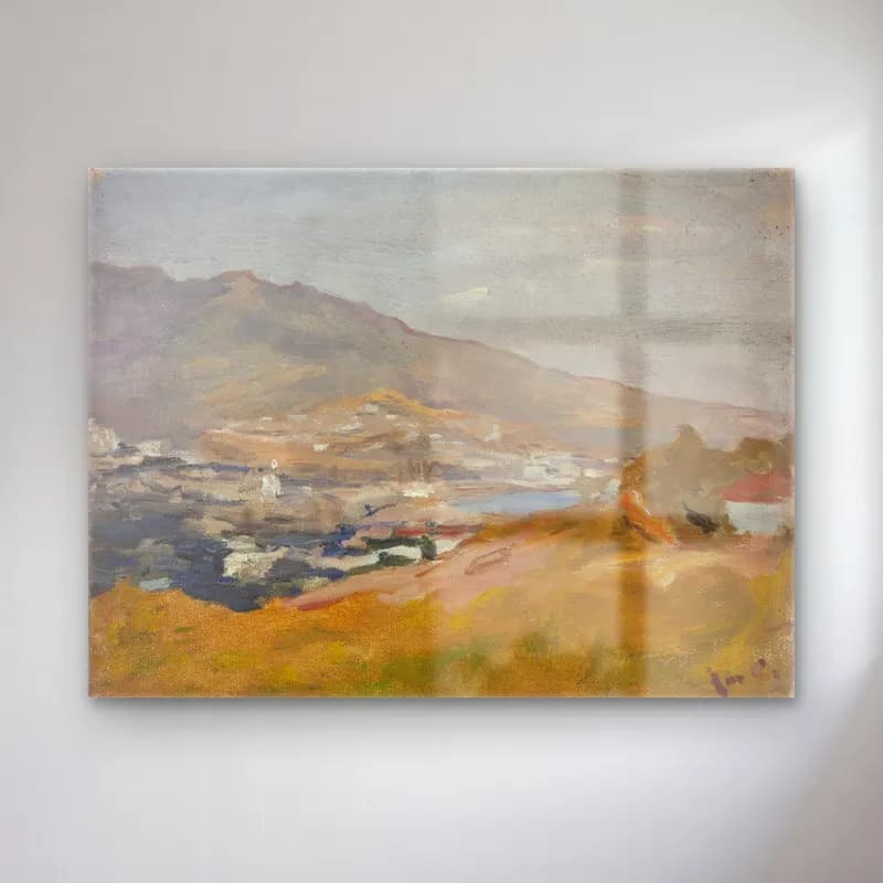 Yağlı Boya Yunan Adası No. 8 cam tablo — Yağlı Boya Yunan Adası No. 8 — yağlı boya yunan adası
