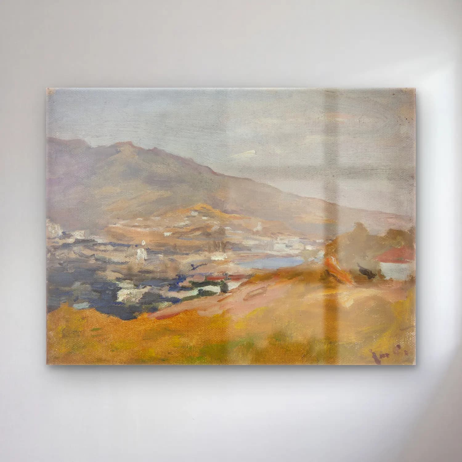 Yağlı Boya Yunan Adası No. 8 cam tablo — Yağlı Boya Yunan Adası No. 8 — yağlı boya yunan adası