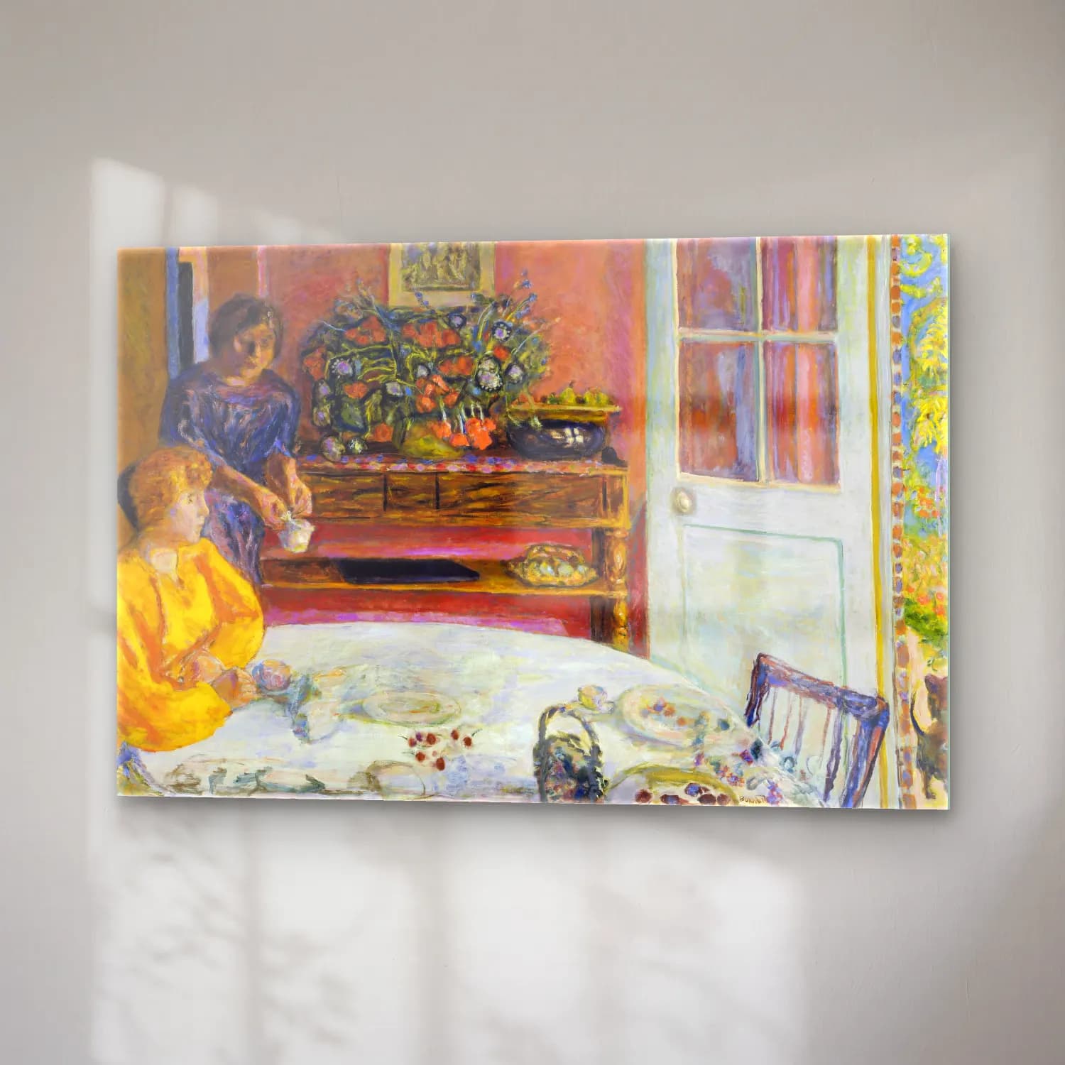 Pierre Bonnard – The Dining Room, Vernonnet cam tablo — sağ açıdan görünüm