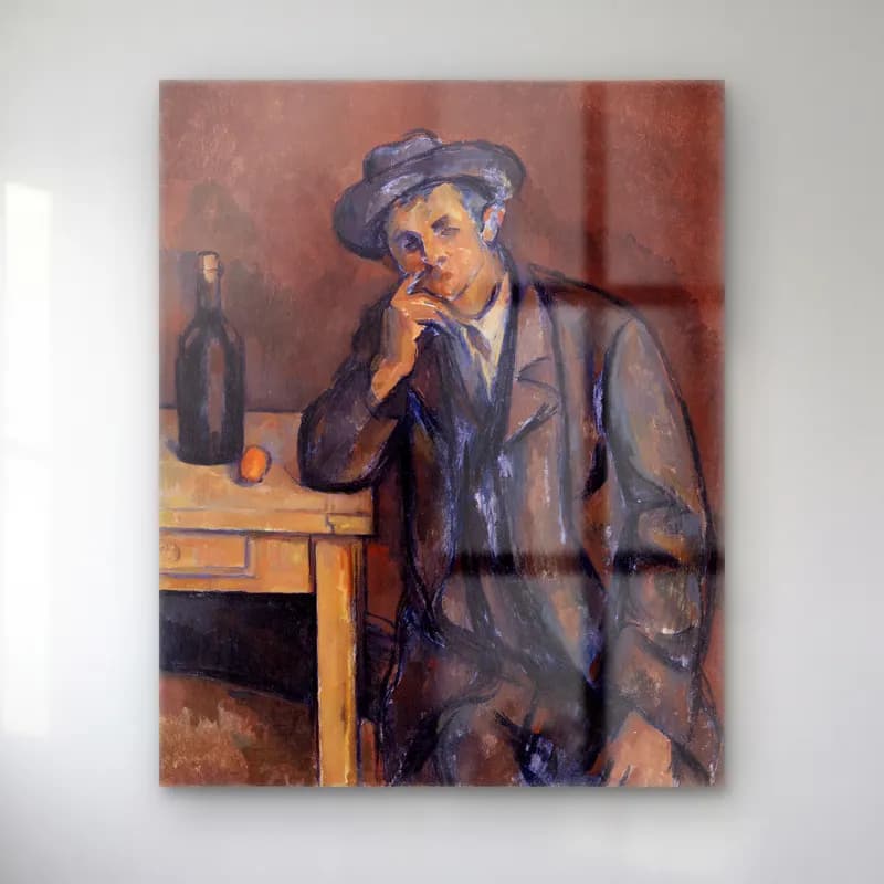 Empresyonist Erkek Portresi No. 16 cam tablo — Empresyonist Erkek Portresi No. 16 — empresyonist erkek portresi