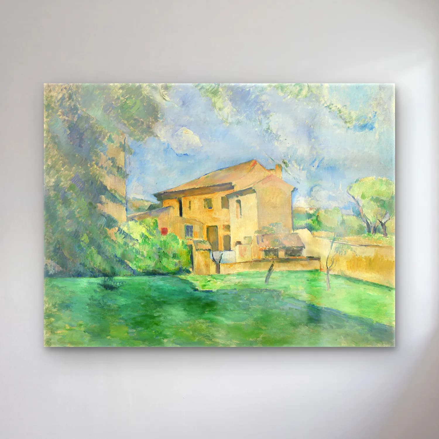 Empresyonist Kır Evi No. 33 cam tablo — Empresyonist Kır Evi No. 33 — empresyonist kır evi