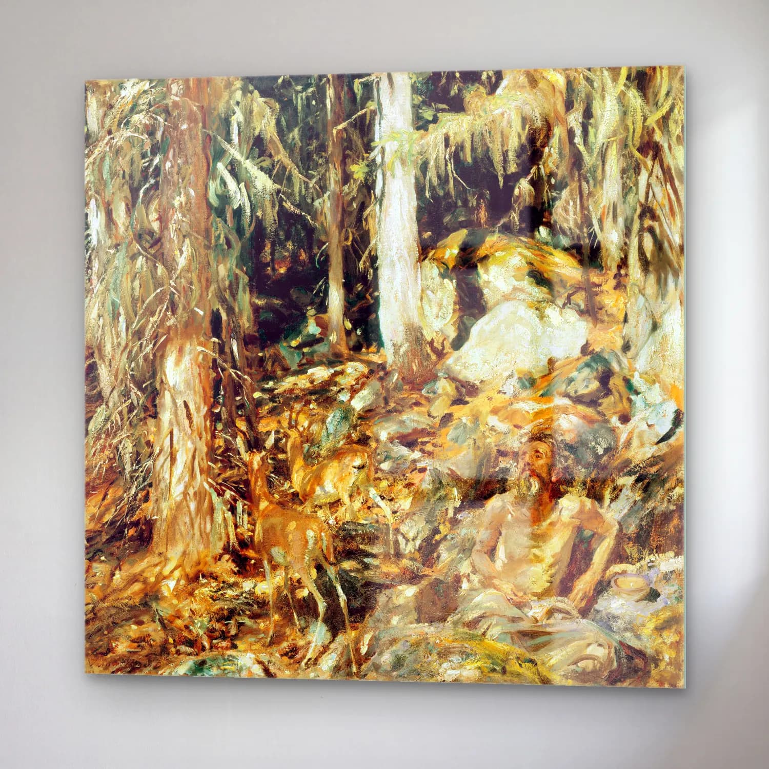 John Singer Sargent – The Hermit (Il solitario) cam tablo — sağ açıdan görünüm