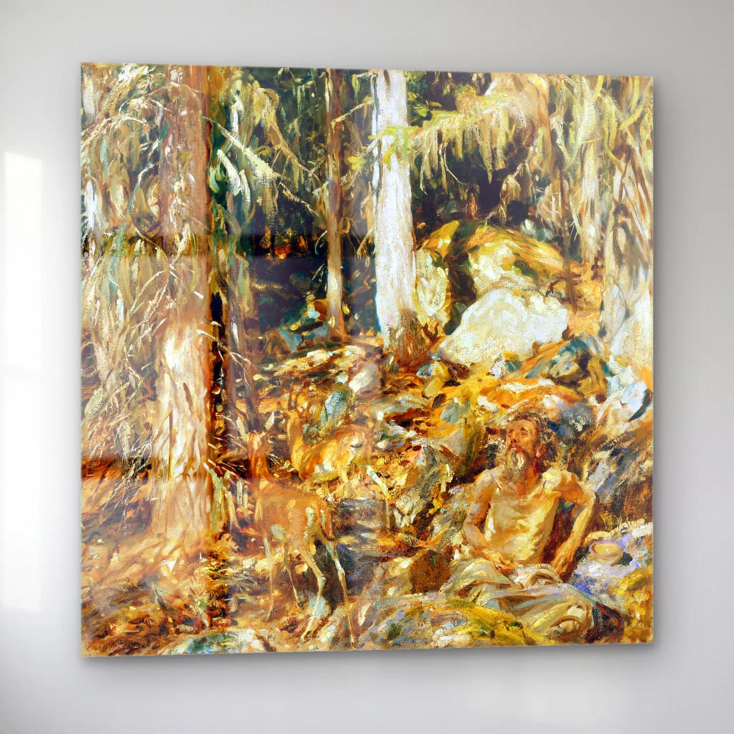 John Singer Sargent – The Hermit (Il solitario) cam tablo — sol açıdan görünüm