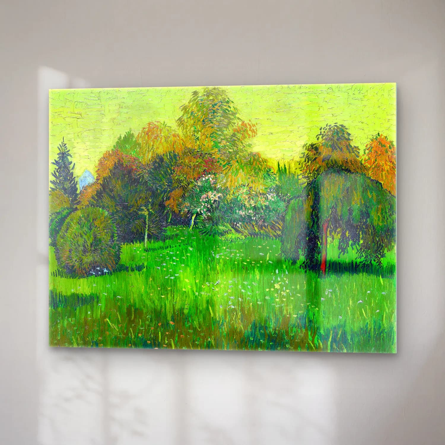 Vincent Van Gogh – The Poet s Garden cam tablo — sağ açıdan görünüm