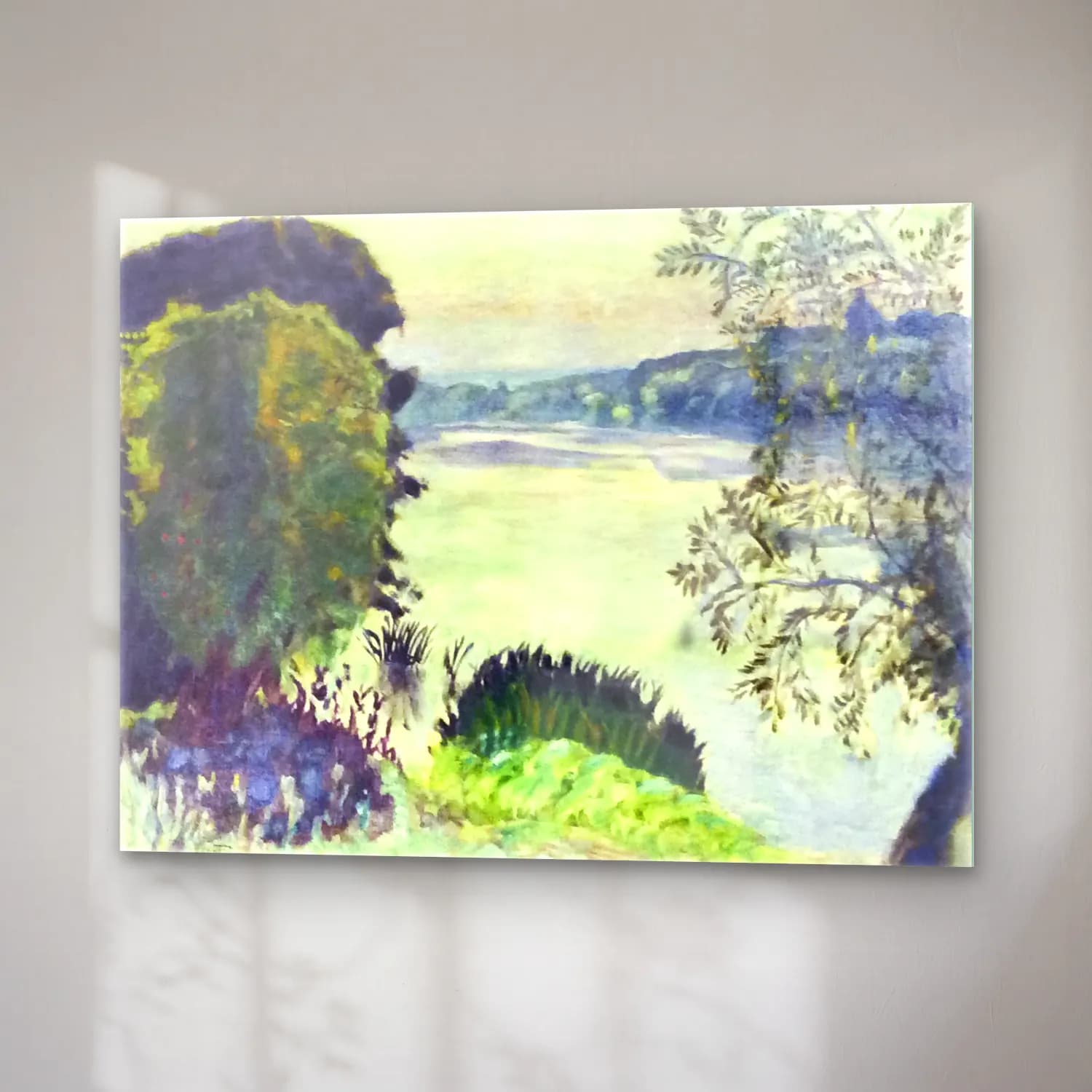 Pierre Bonnard – The Seine at Vernon cam tablo — sağ açıdan görünüm