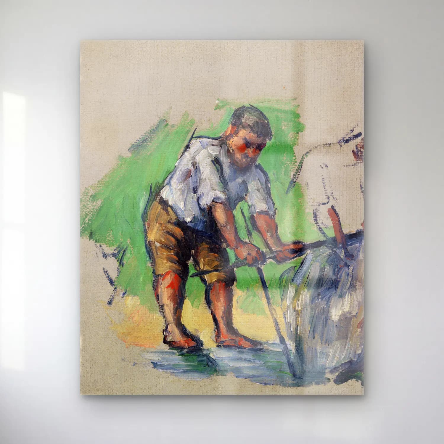 Empresyonist Erkek Portresi No. 19 cam tablo — Empresyonist Erkek Portresi No. 19 — empresyonist erkek portresi