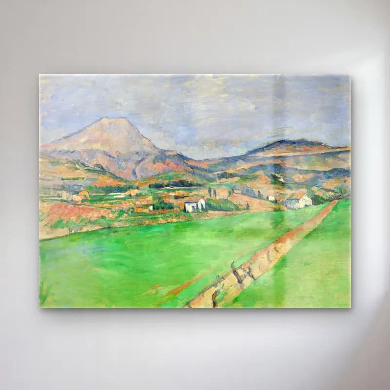 Empresyonist Yeşil Tepeler No. 21 cam tablo — Empresyonist Yeşil Tepeler No. 21 — empresyonist yeşil tepeler