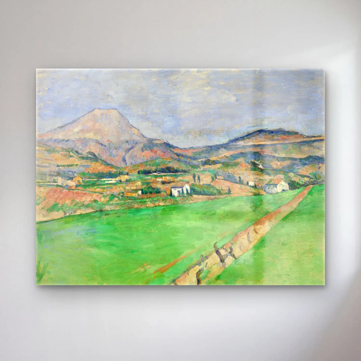 Empresyonist Yeşil Tepeler No. 21 cam tablo — Empresyonist Yeşil Tepeler No. 21 — empresyonist yeşil tepeler